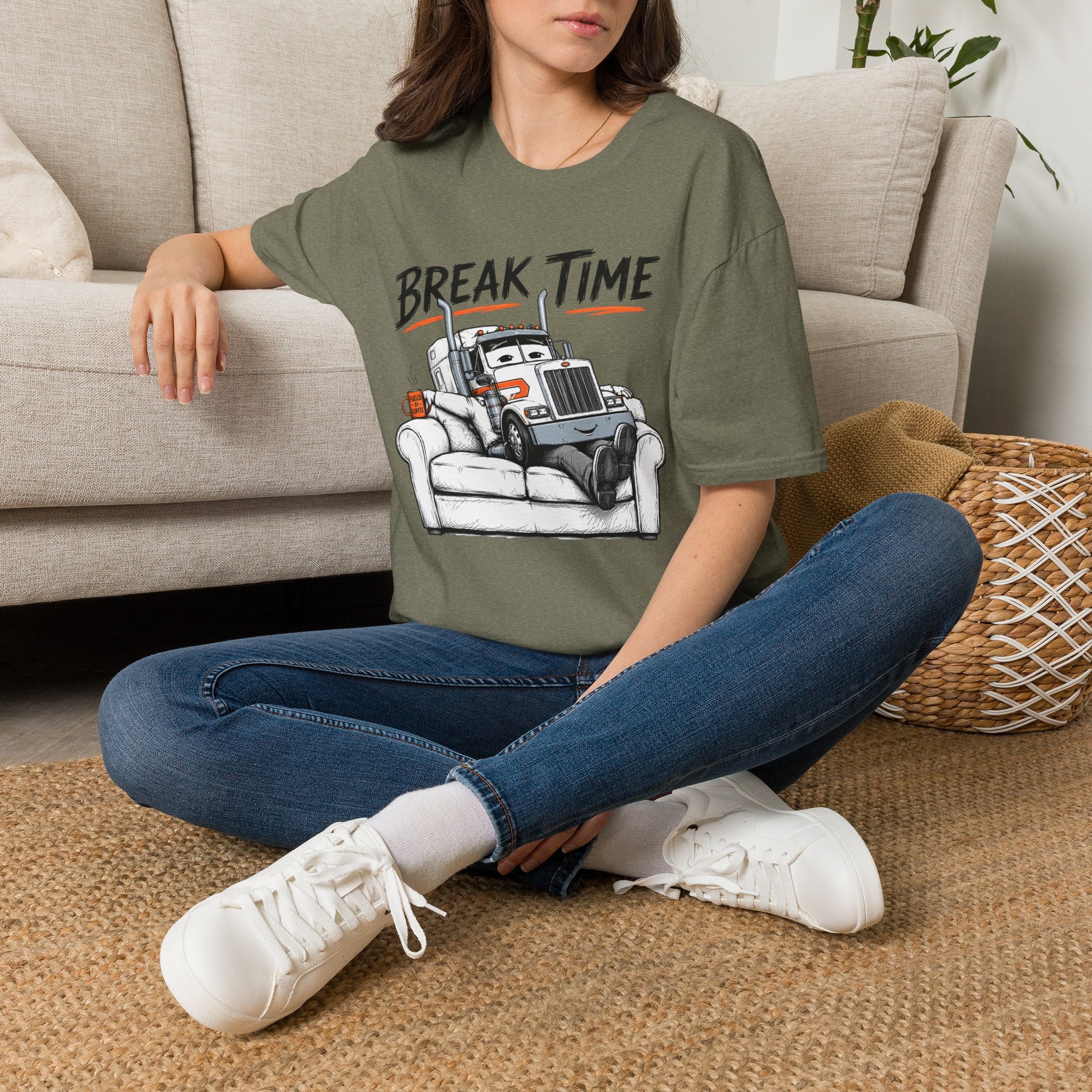Break Time For Trucker - T-Shirt