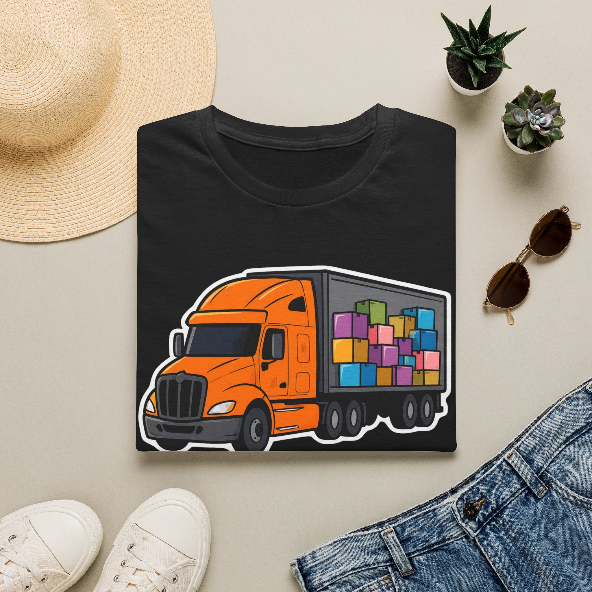We Are The Reason You Have Stuff  | Trucker T-shirt