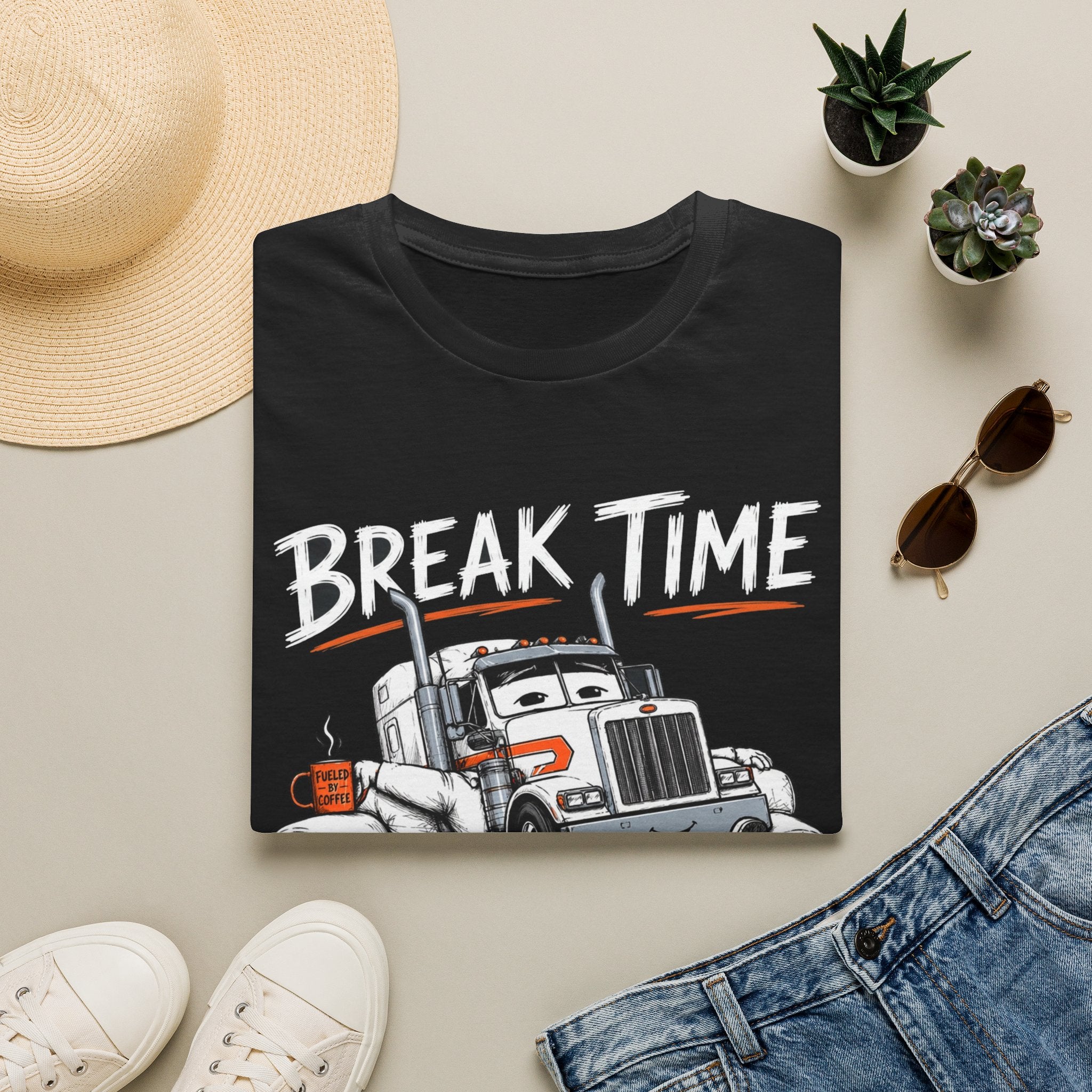 Break Time | Trucker T-shirt