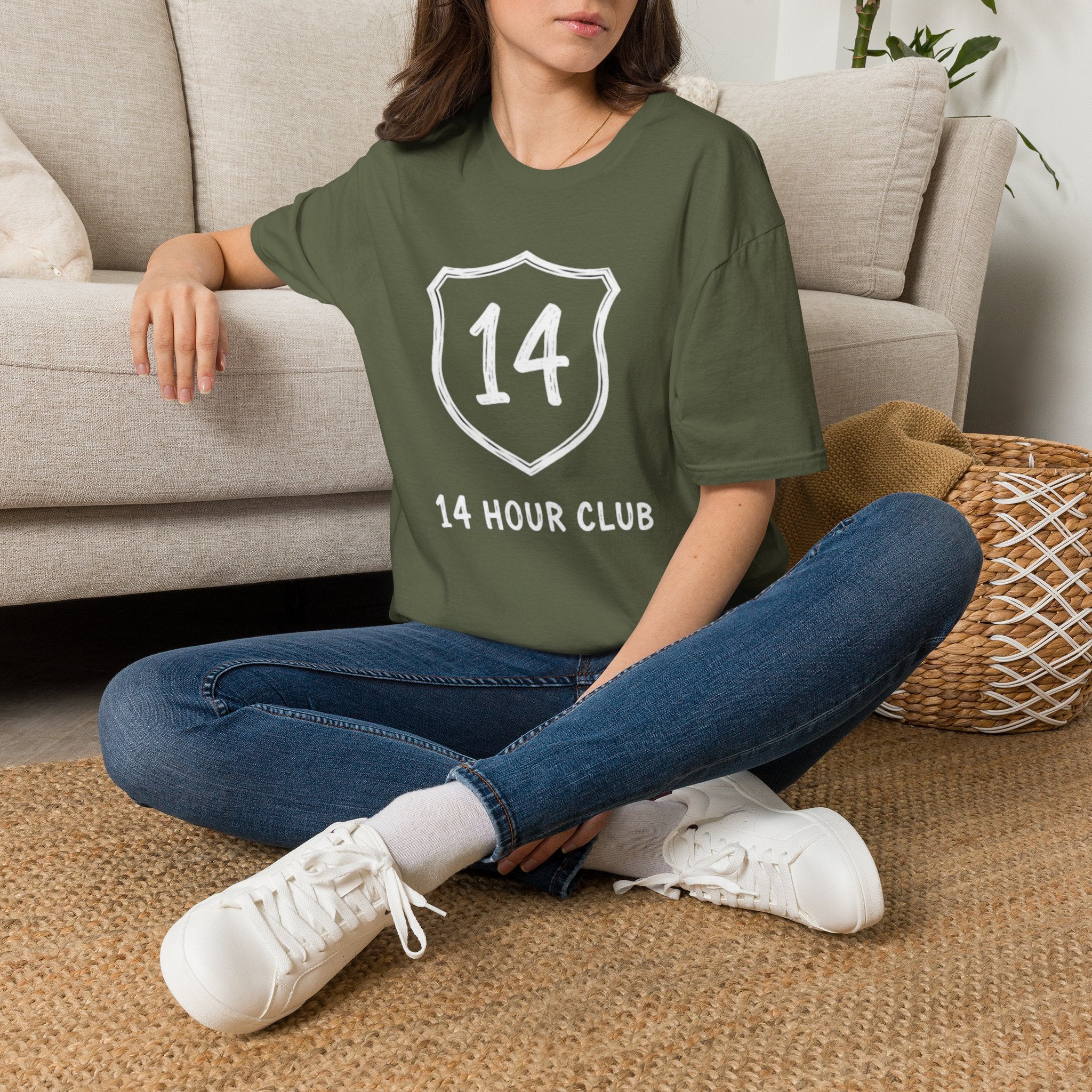 14 Hour Club | Trucker T-shirt