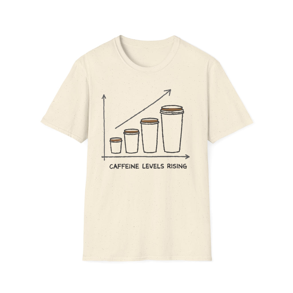 Coffee Level Rising  - T-Shirt