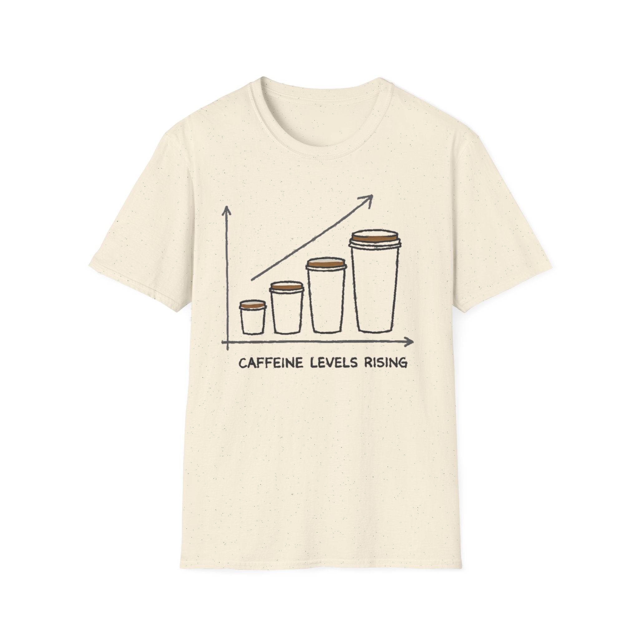 Coffee Level Rising  - T-Shirt
