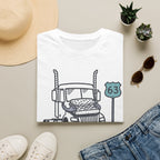 Trucker T-Shirt — 'Lunch Break on the Road' Route 63 Graphic Tee