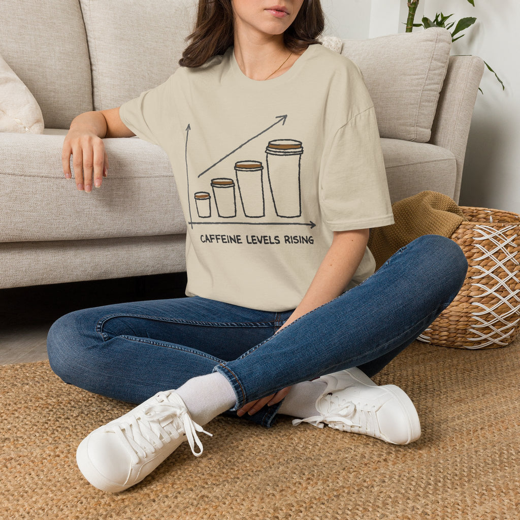 Coffee Level Rising  - T-Shirt