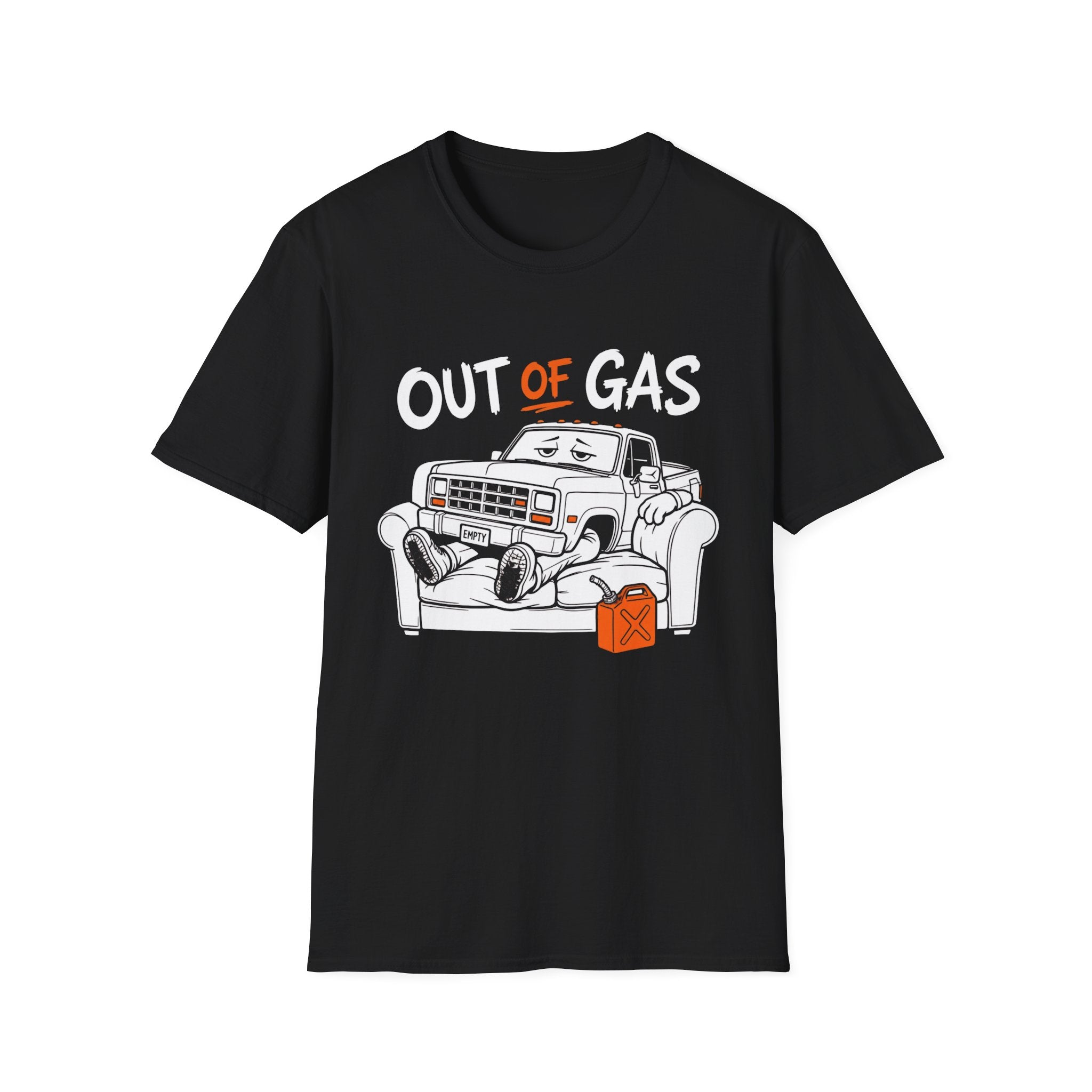Out Of Gas | Trucker T-shirt
