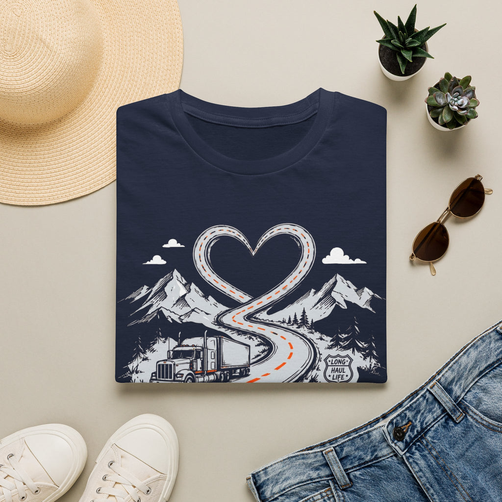 Heart Of The Highway | Trucker T-shirt