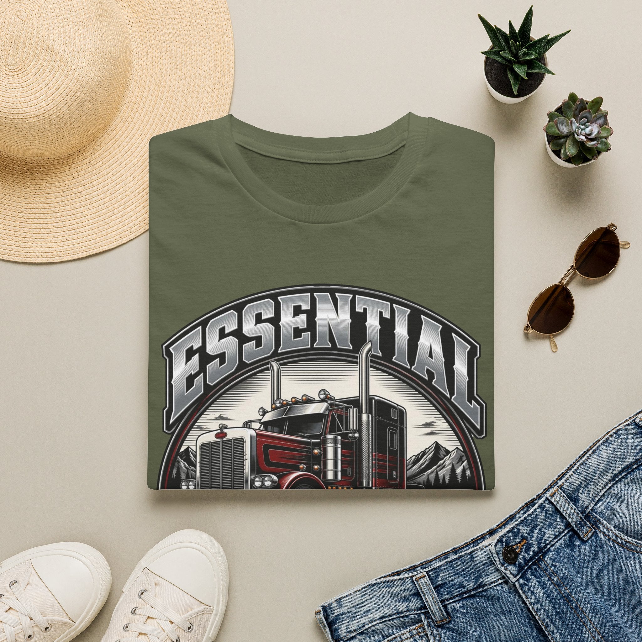 Essential Since Before It Was Cool | Trucker T-shirt