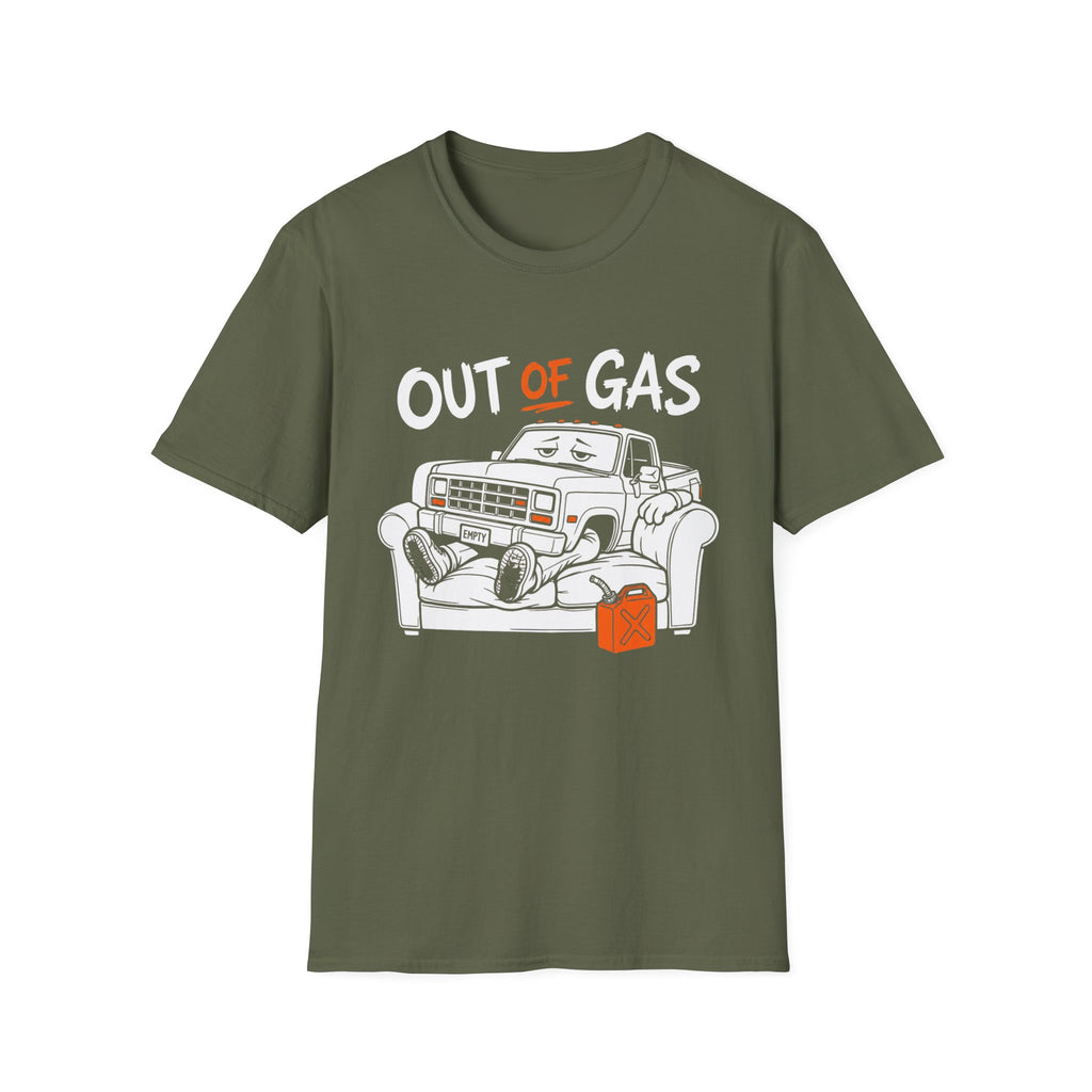 Out Of Gas | Trucker T-shirt