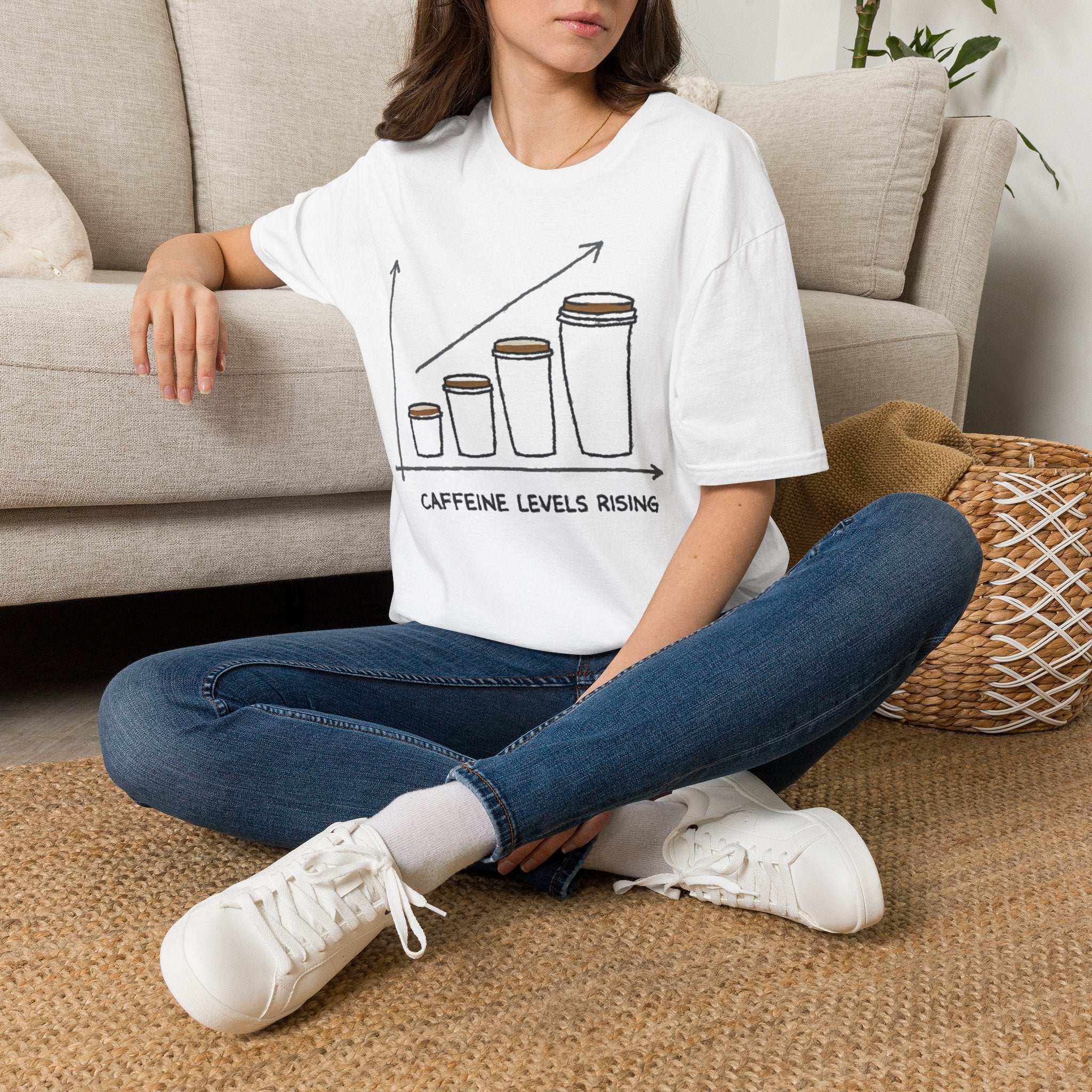 Coffee Level Rising  - T-Shirt