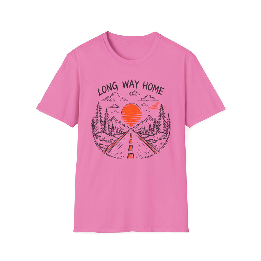 Long Way Home T-Shirt — 'Lunch Break on the Road' Route 63 Graphic Tee