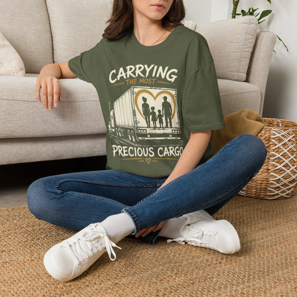 Carrying The Most Precious Cargo | Trucker T-shirt
