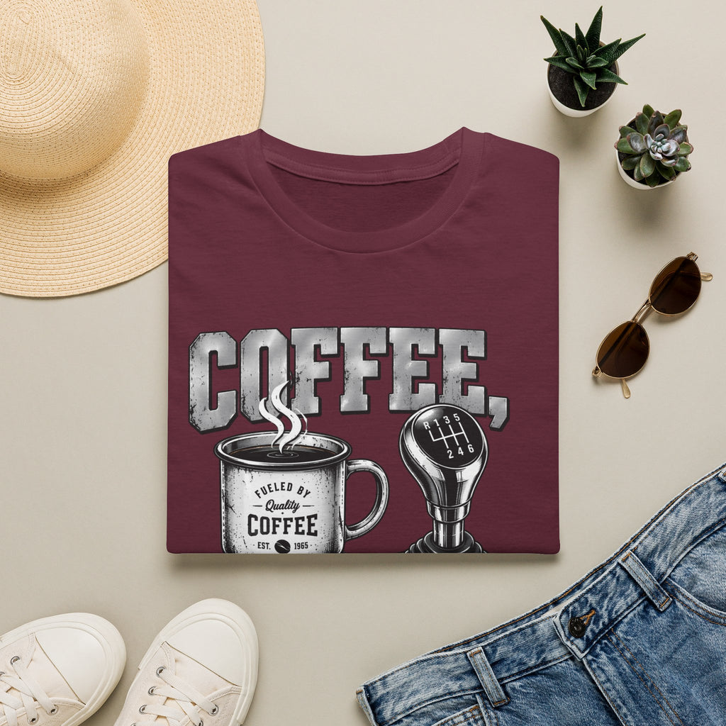 Coffee Clutch Repeat   - Image and Text T-Shirt