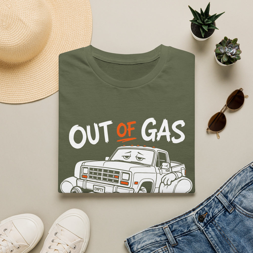 Out Of Gas | Trucker T-shirt