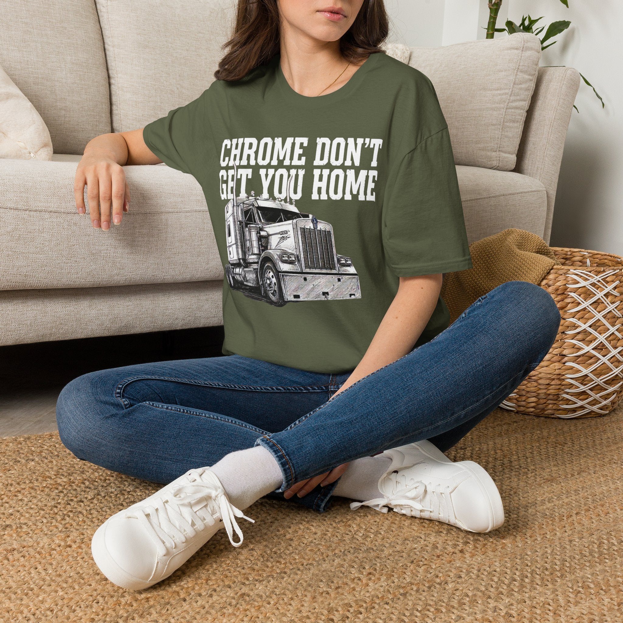 Chrome Don't Get You Home | Trucker T-shirt