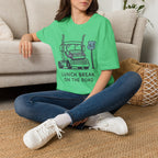 Trucker T-Shirt — 'Lunch Break on the Road' Route 63 Graphic Tee