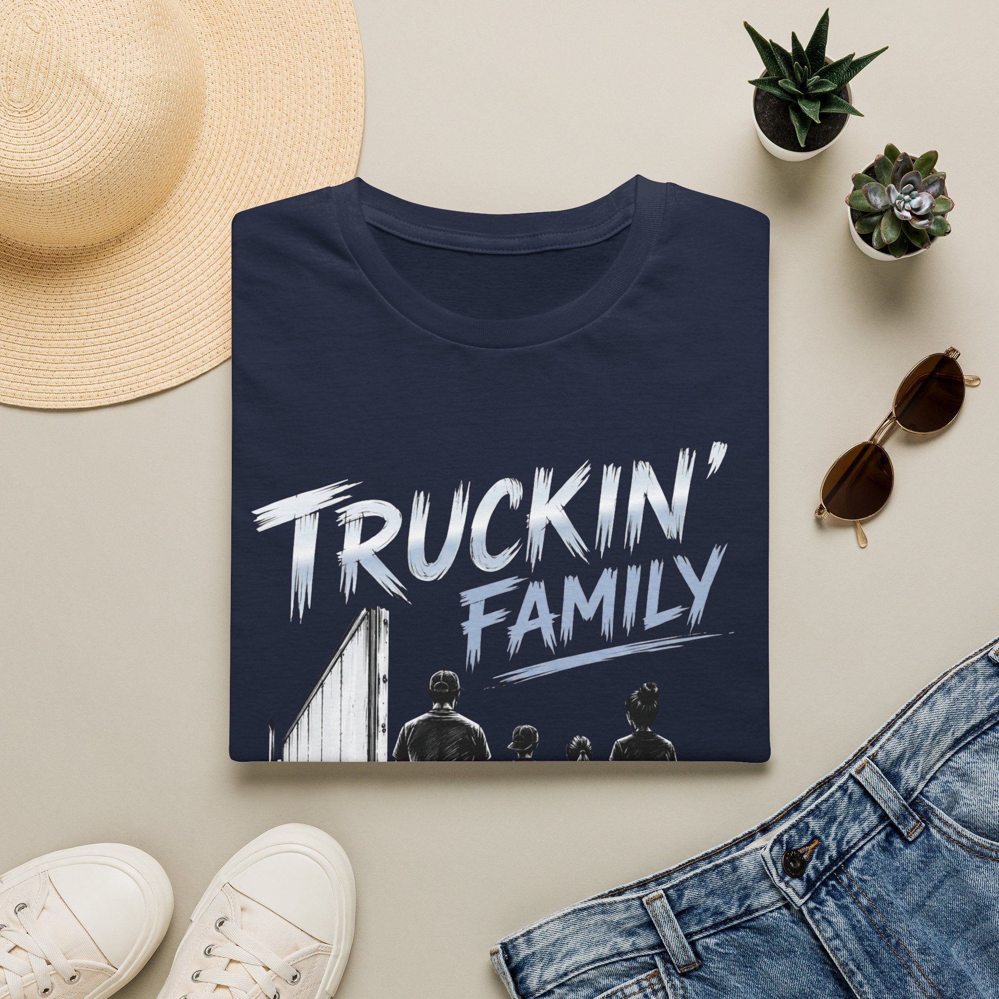Trucking Family | Trucker T-shirt