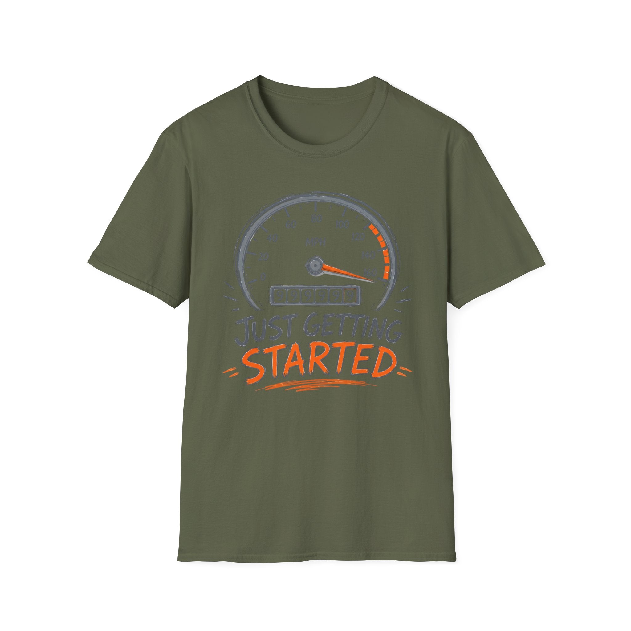 Just Getting Started l | Trucker T-shirt