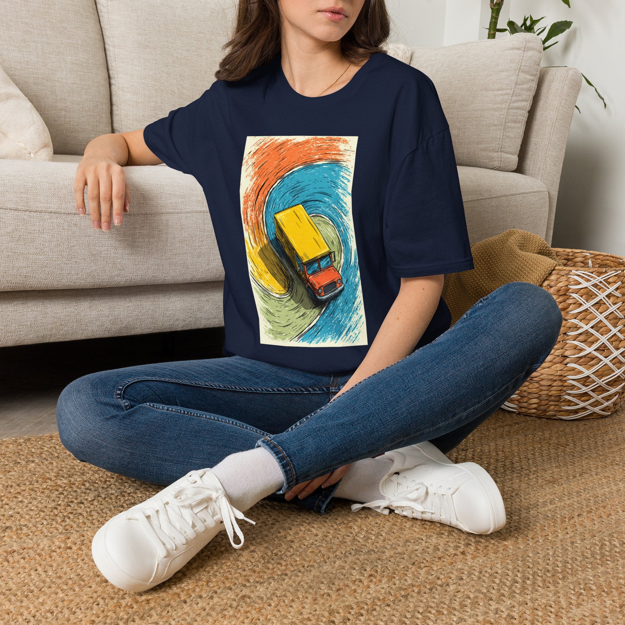U-Turn Truck | Trucker T-shirt