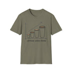 Coffee Level Rising  - T-Shirt