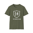 14 Hour Club | Trucker T-shirt