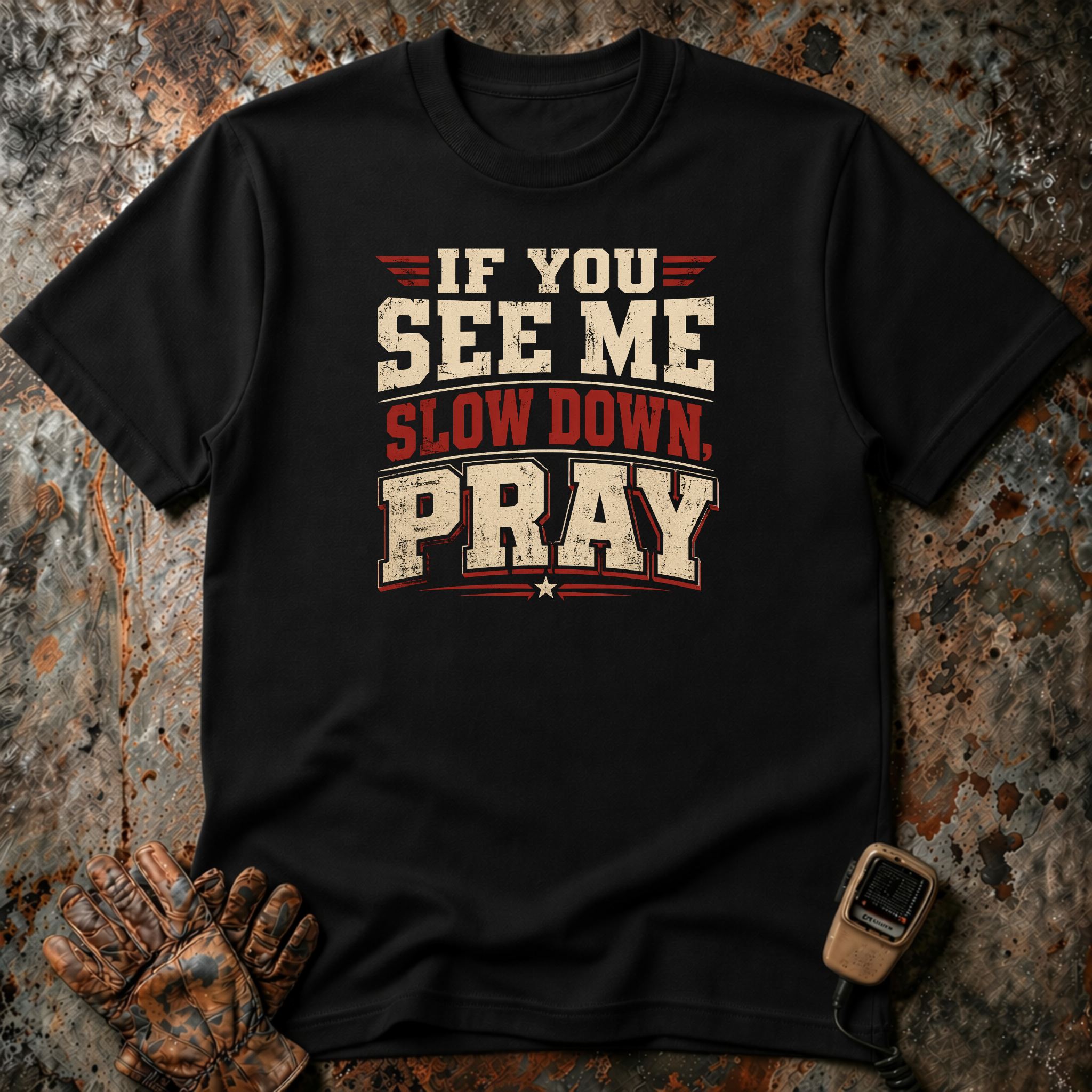 If You See Me Slow Down, Pray | T-shirt