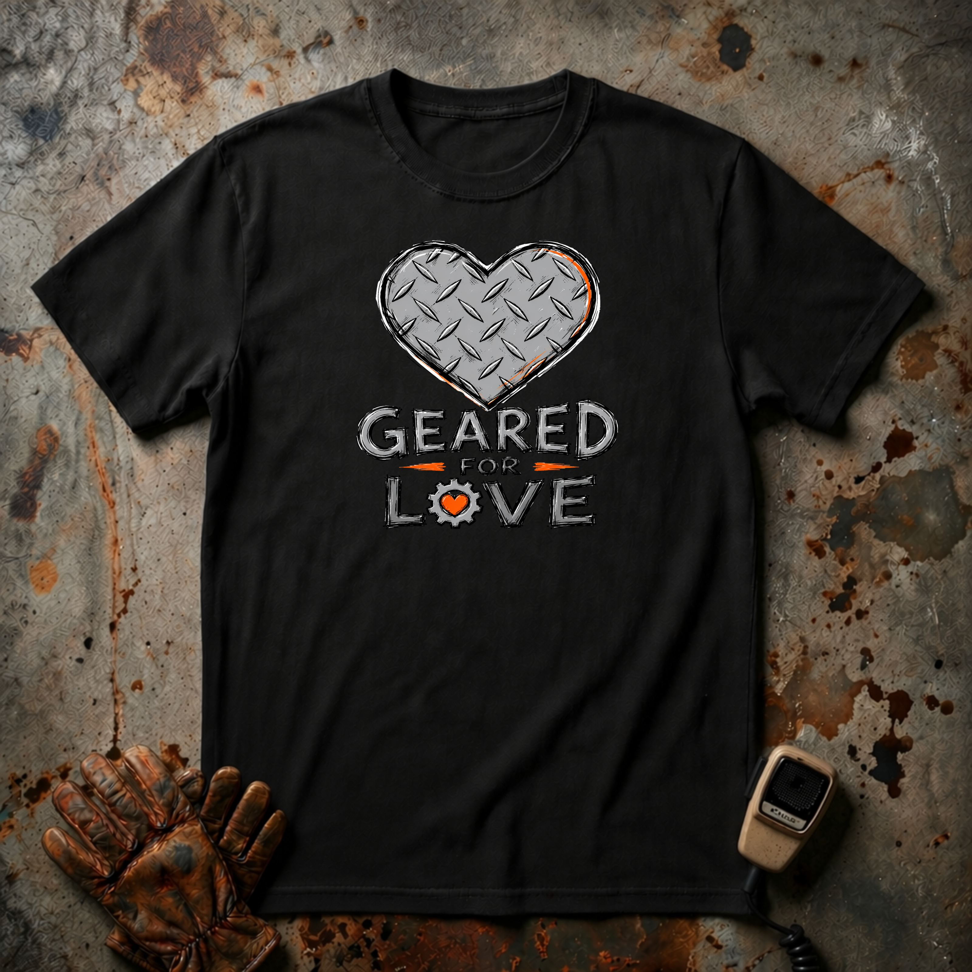 Geared For Love | Trucker T-shirt