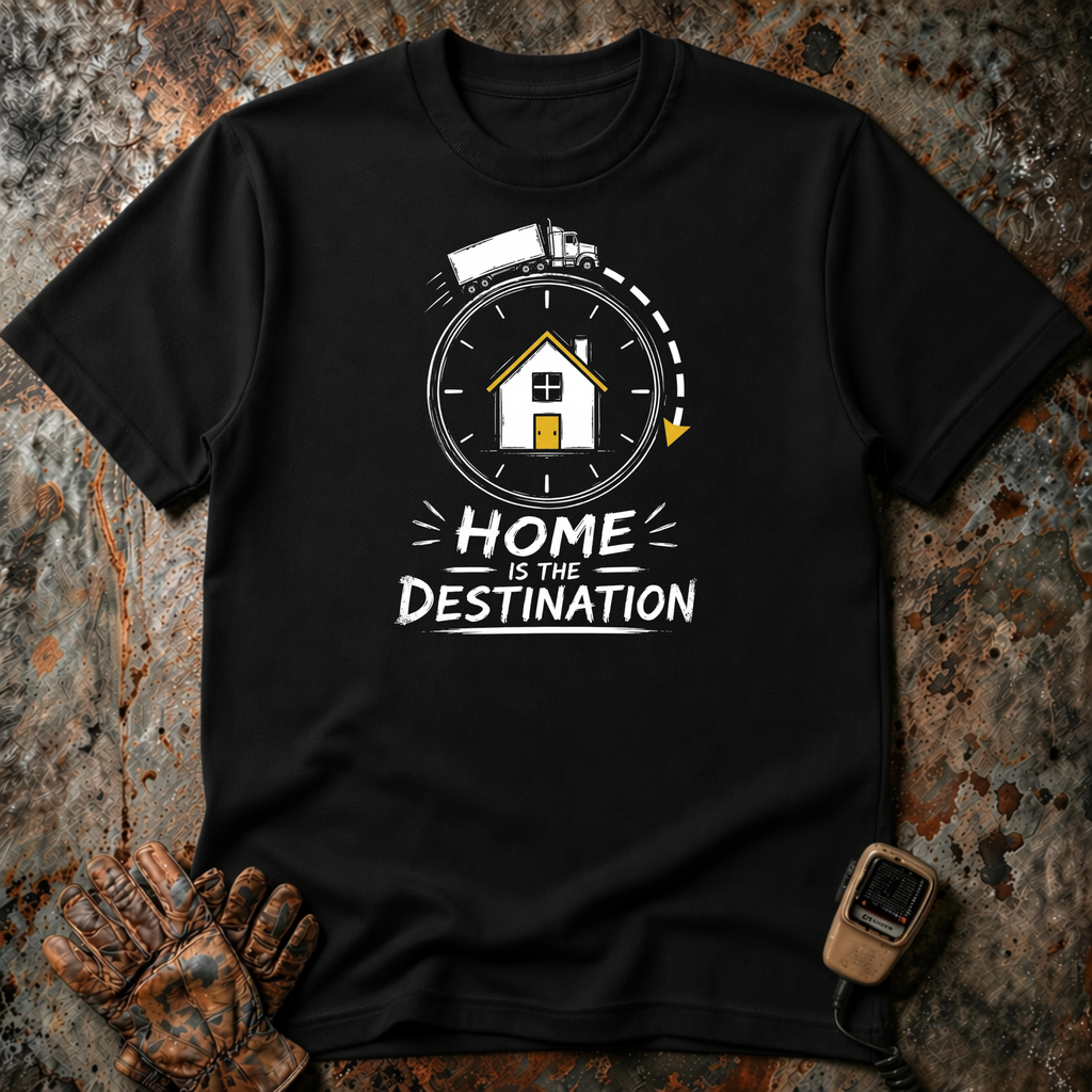 Home Is The Destination | Trucker T-shirt