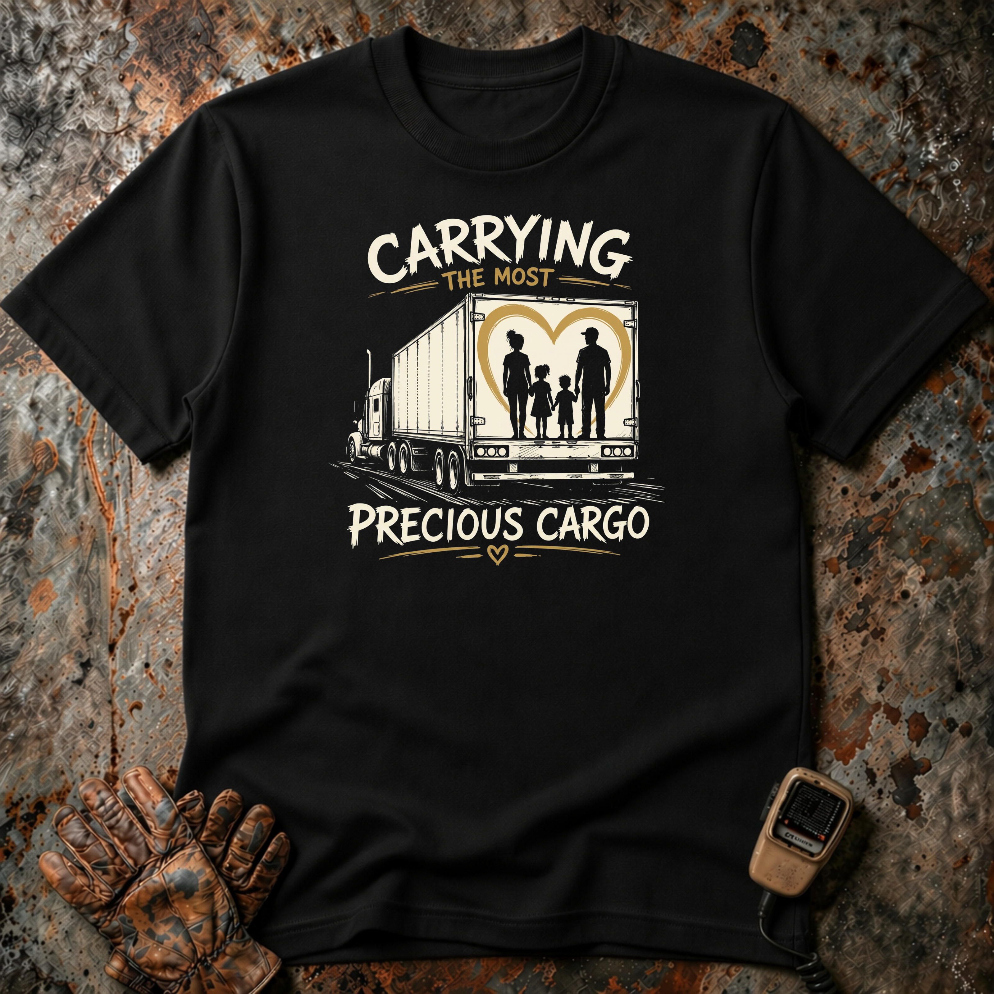 Carrying The Most Precious Cargo | Trucker T-shirt