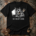 No Decaf Zone | Trucker T-shirt