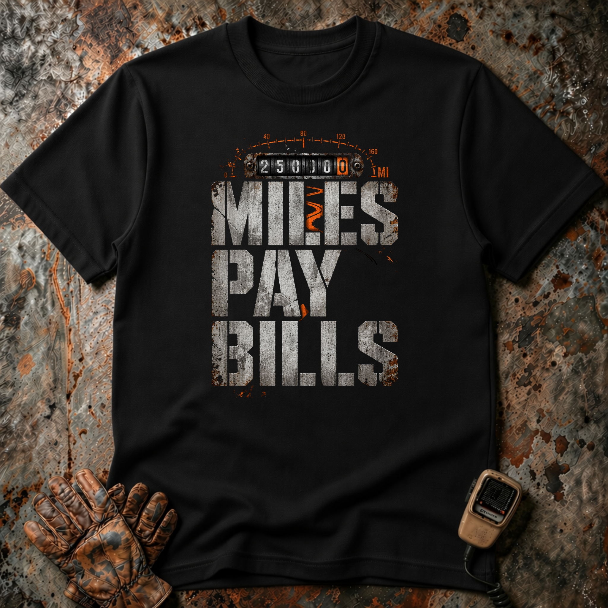 Miles Pay Bills | Funny T-shirt