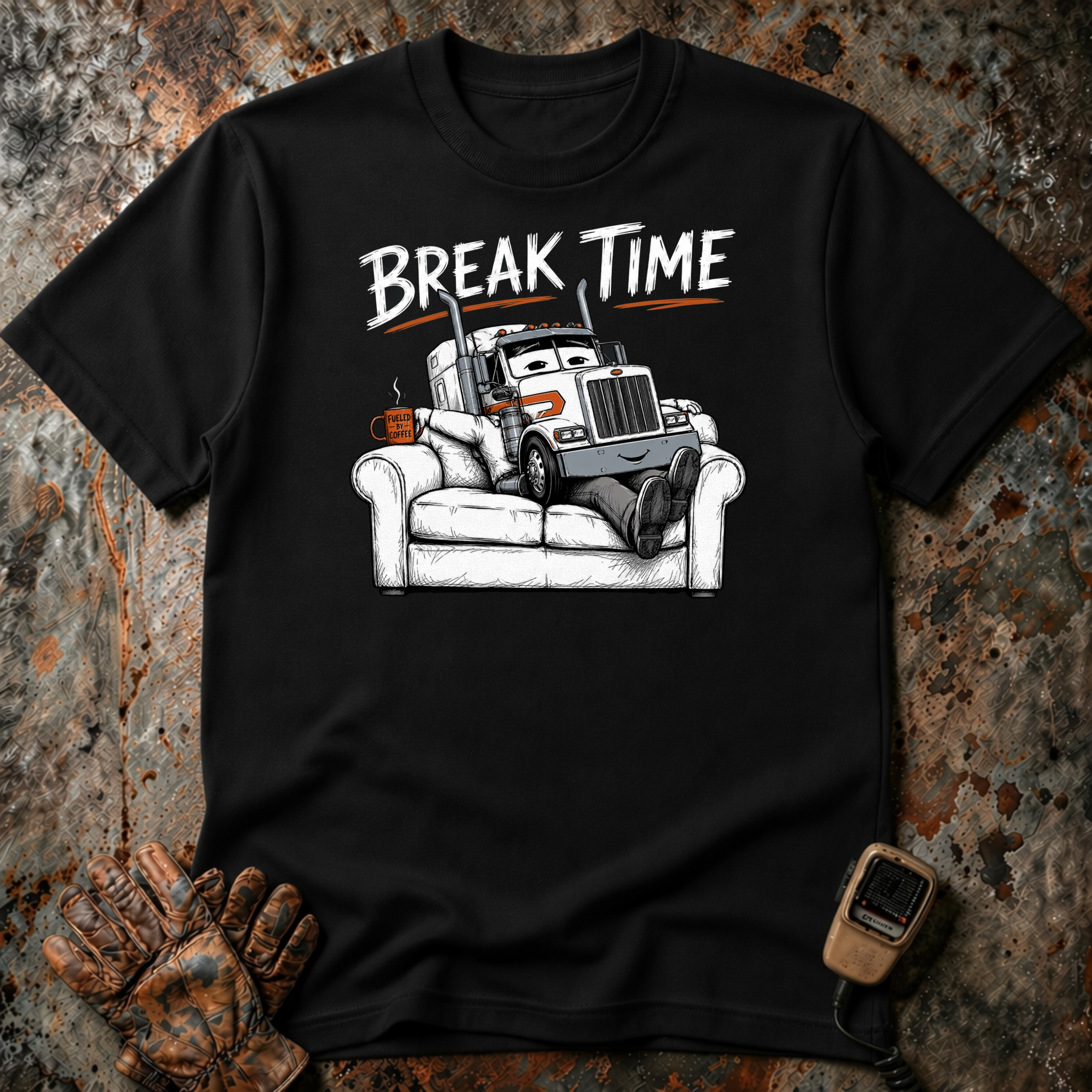 Break Time | Trucker T-shirt