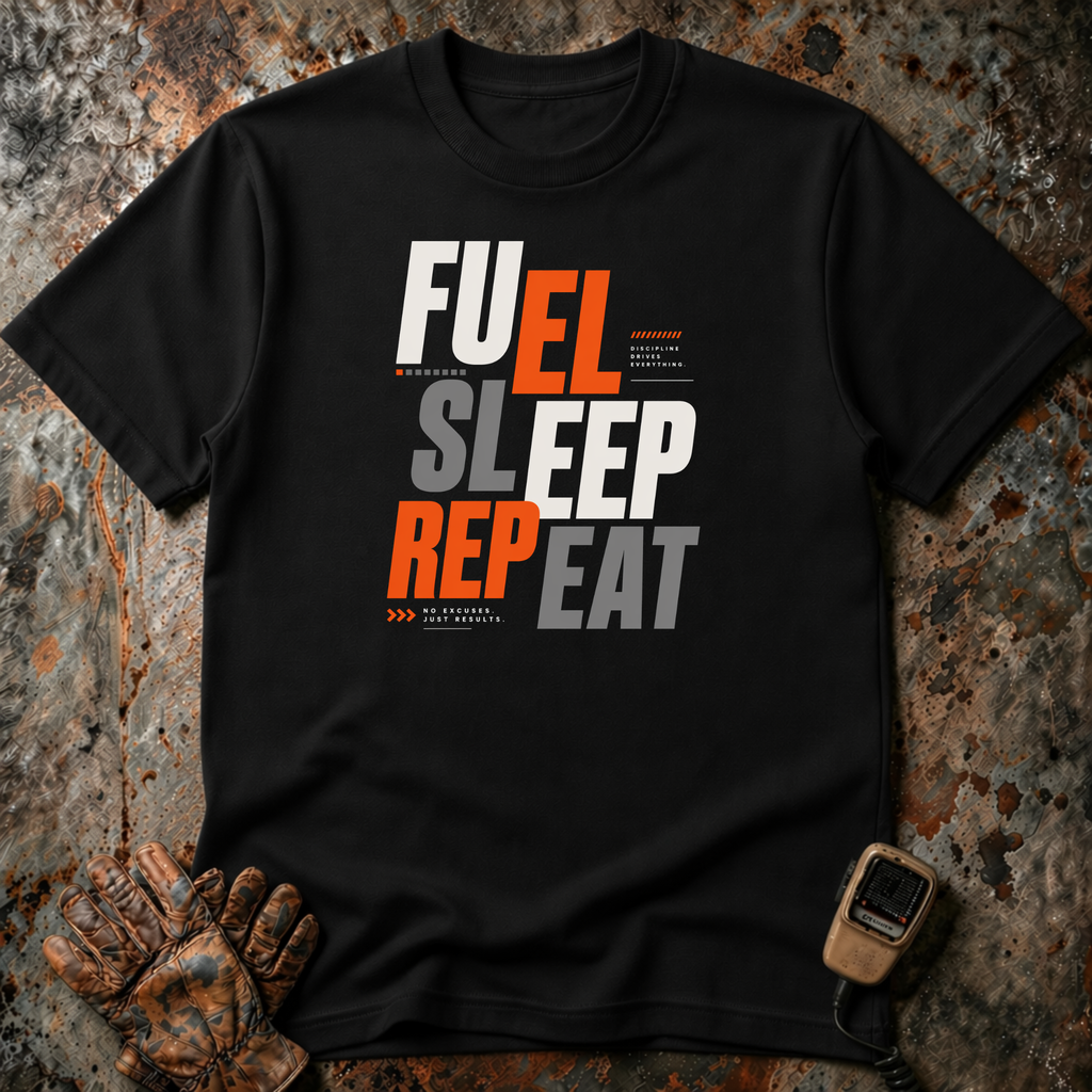 Fuel Sleep Repeat | T-shirt