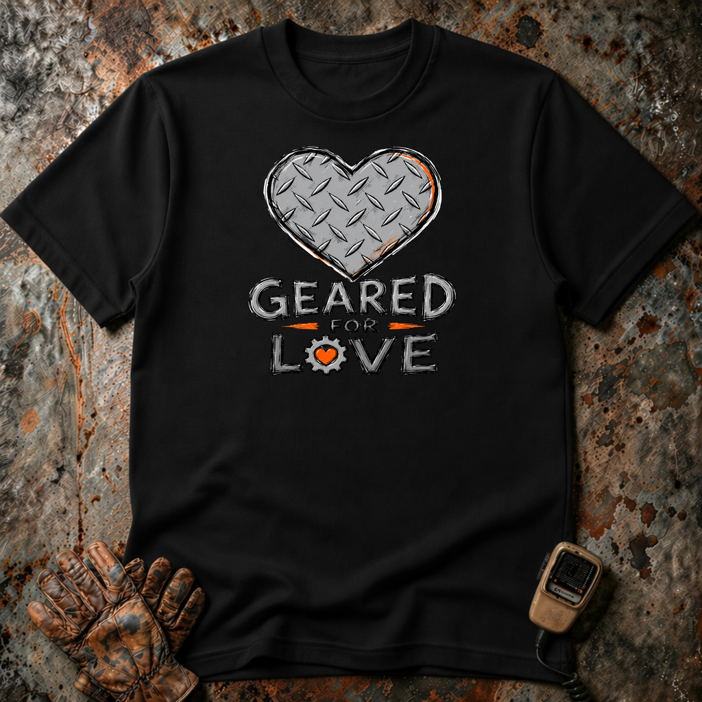 Geared For Love | Trucker T-shirt