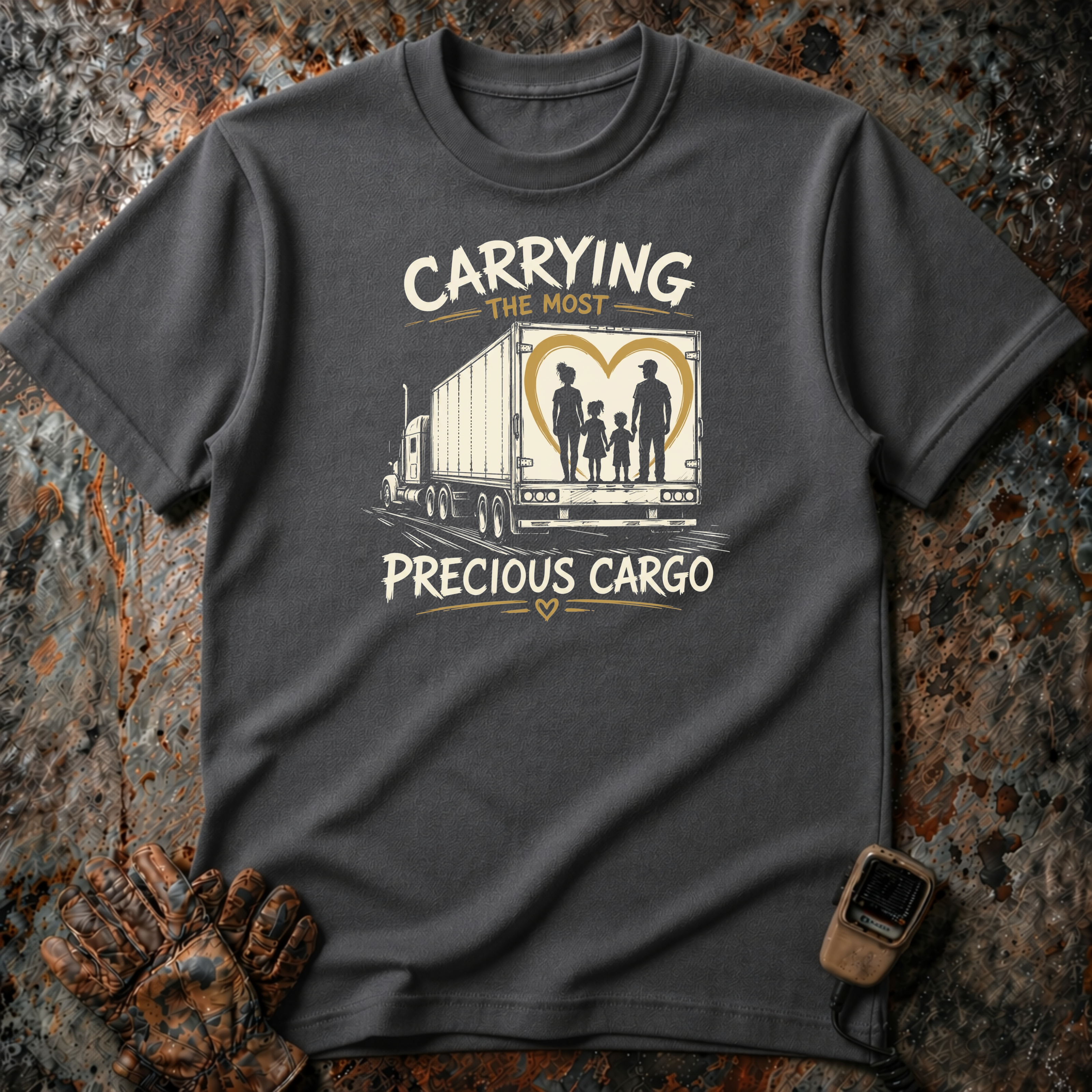 Carrying The Most Precious Cargo | Trucker T-shirt