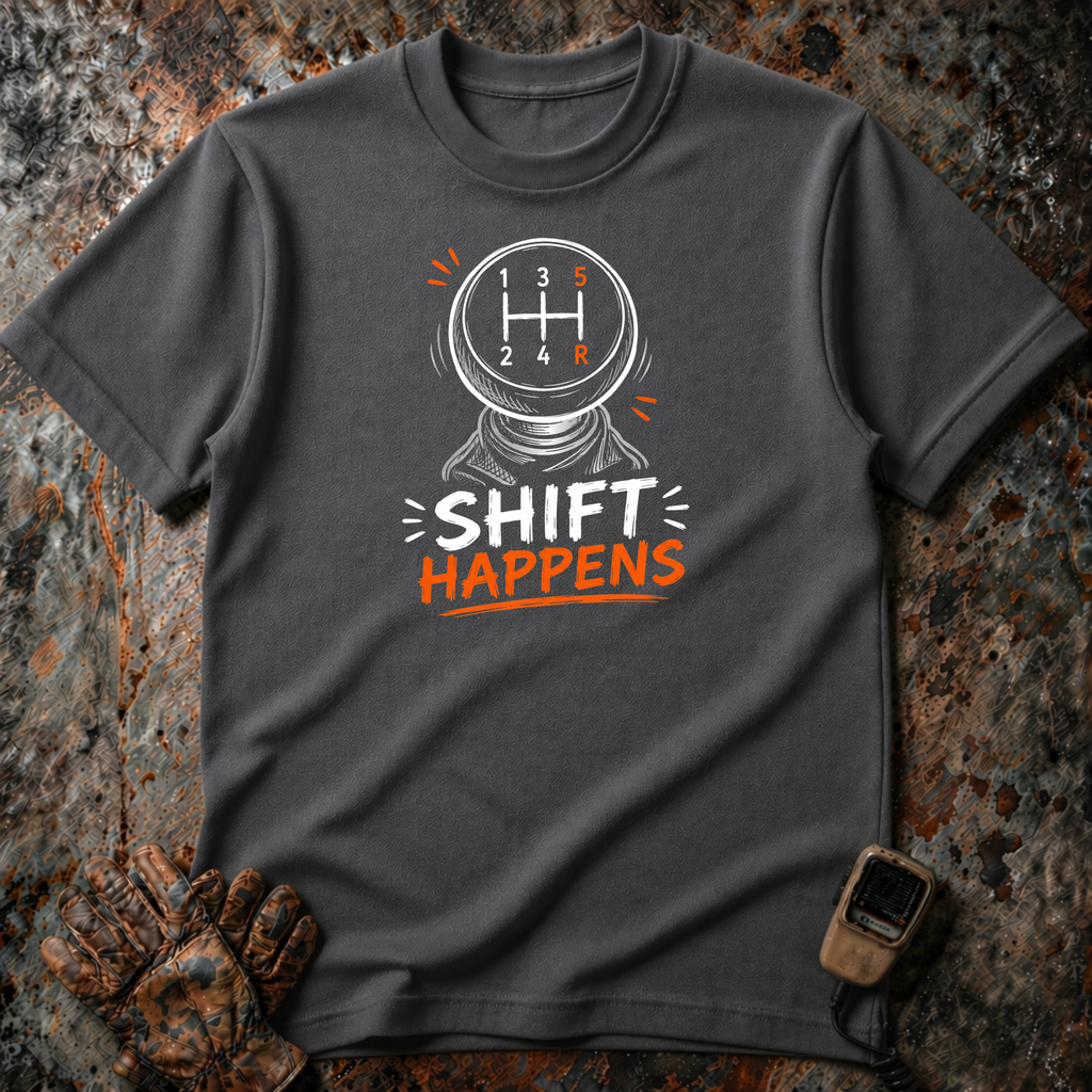 Shift Happens | Trucker T-shirt