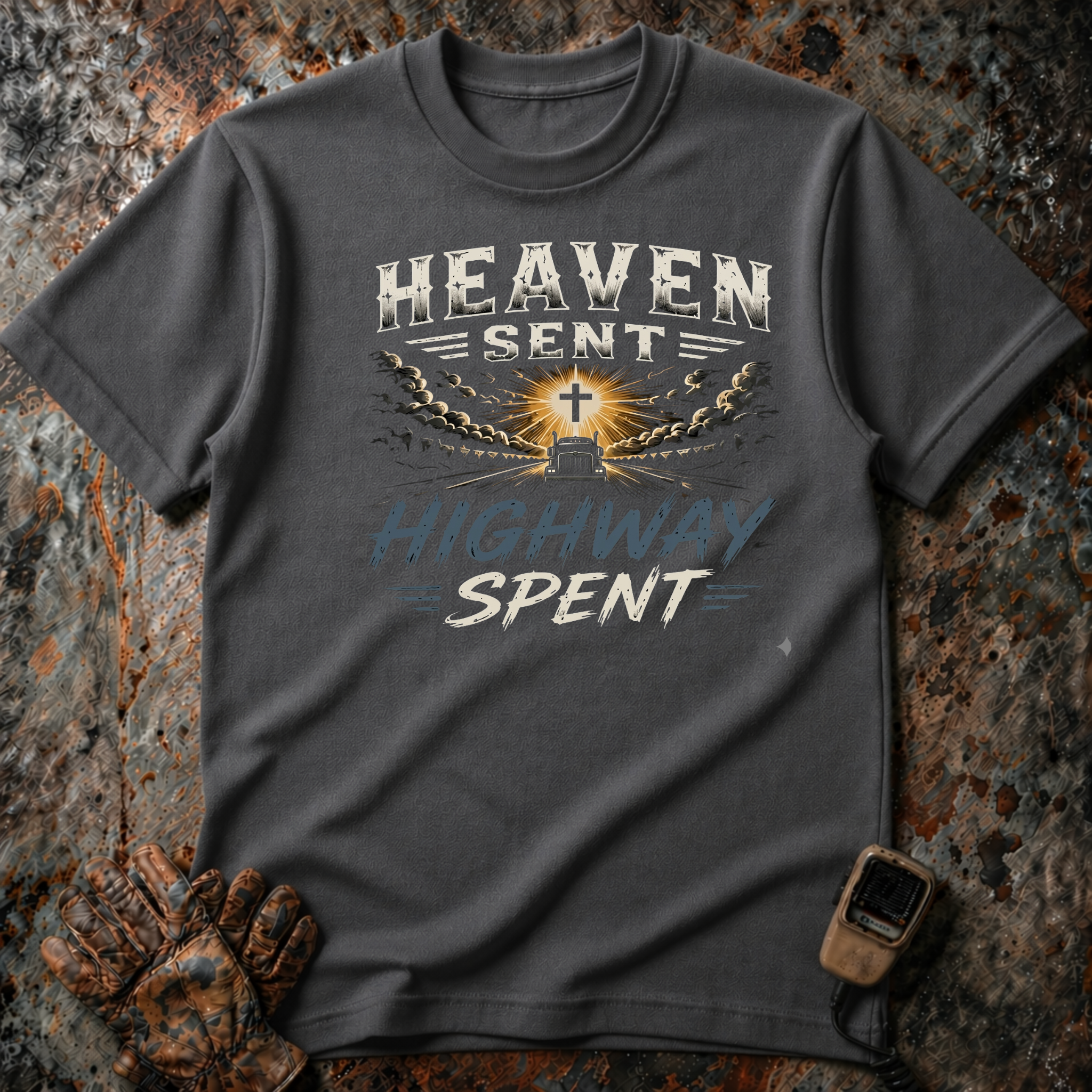 Heaven Sent Highway Spent | T-shirt