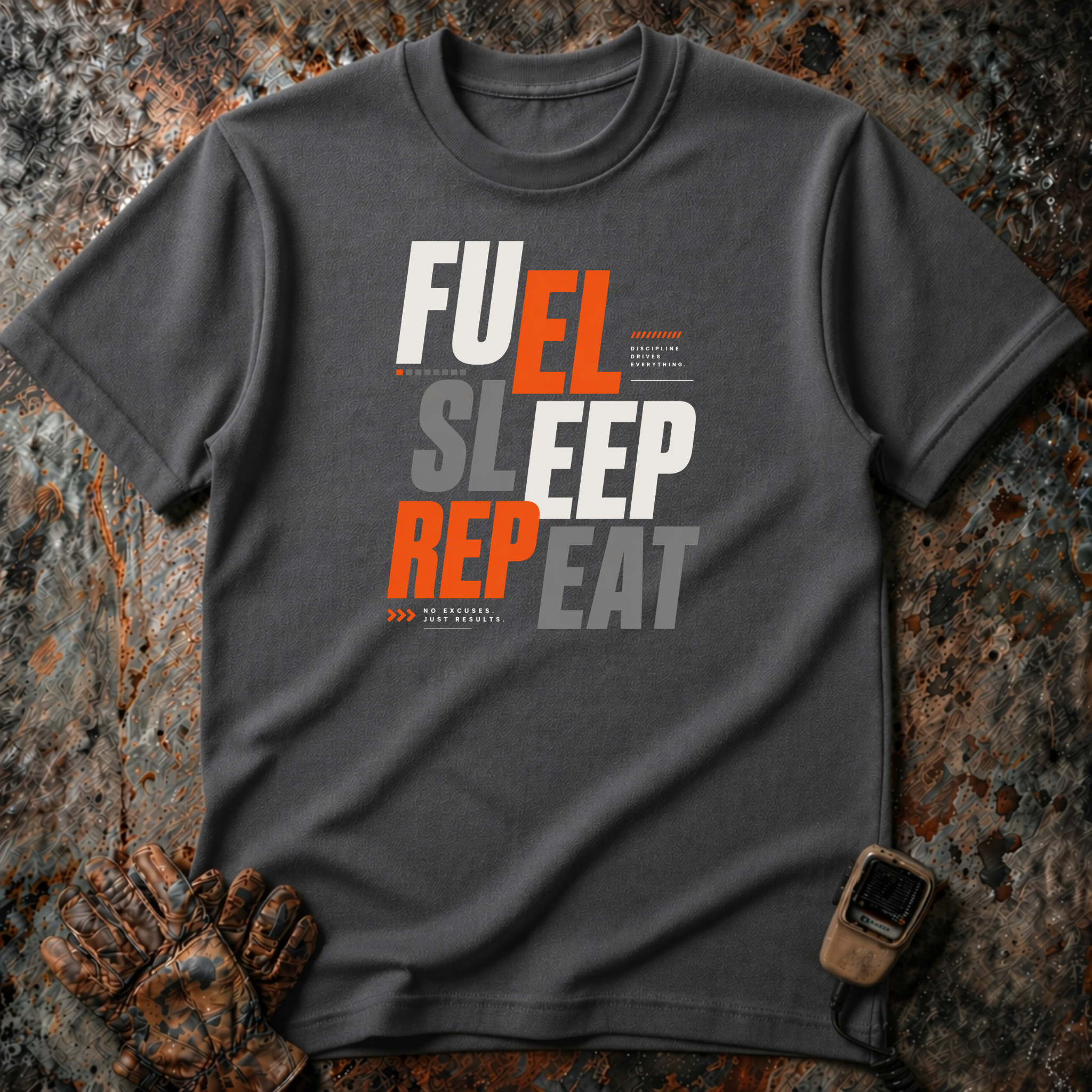 Fuel Sleep Repeat | T-shirt