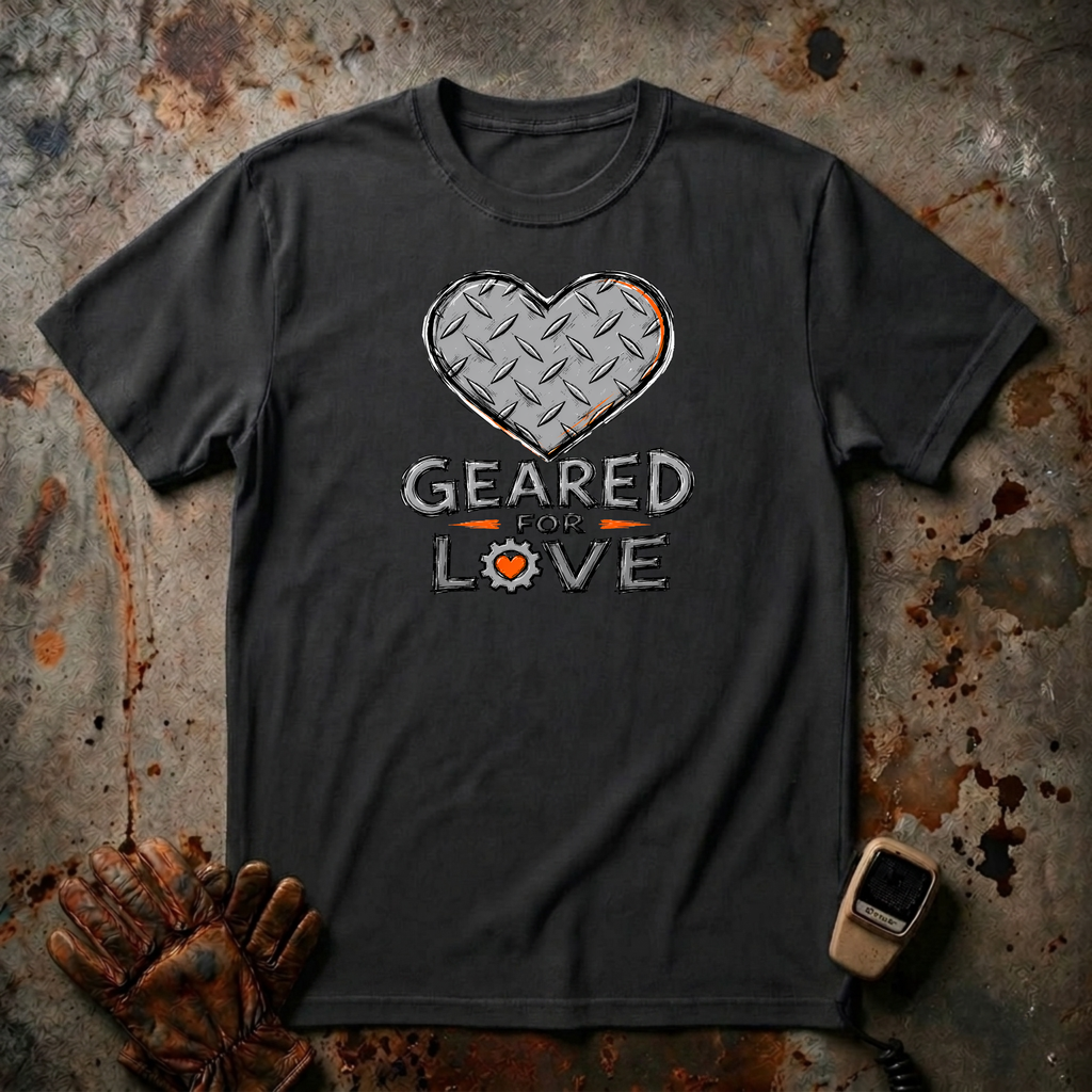Geared For Love | Trucker T-shirt