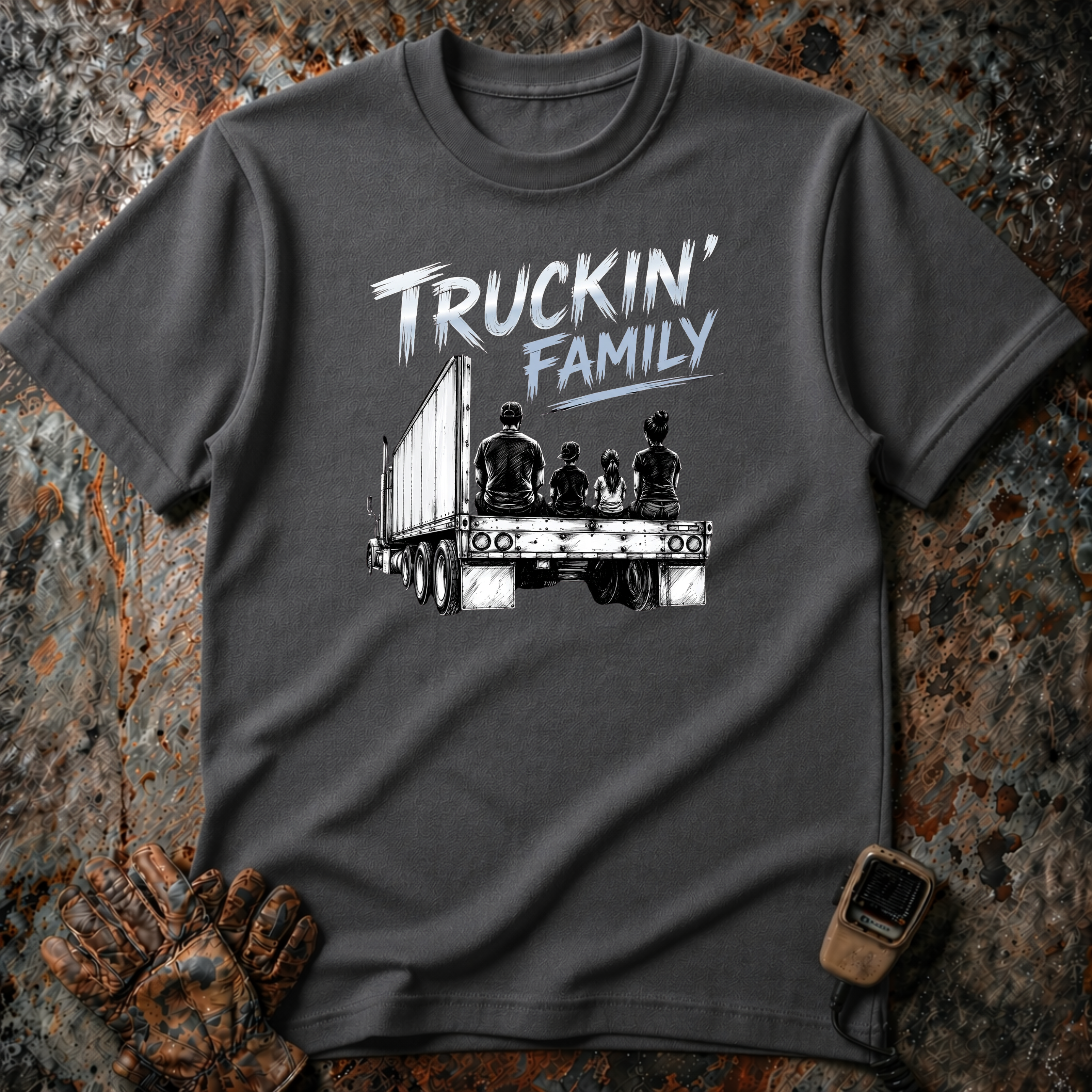 Trucking Family | Trucker T-shirt