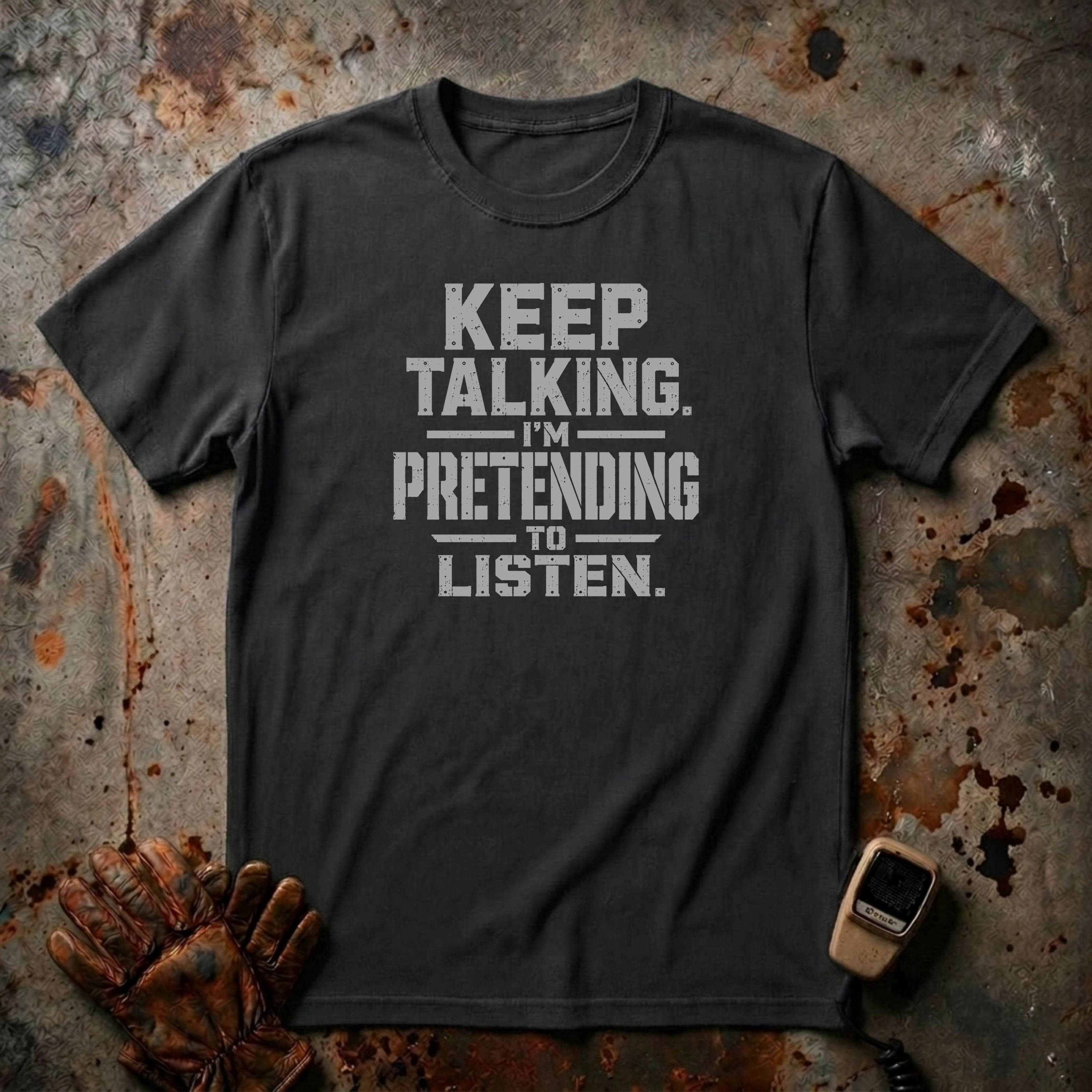 Keep Talking I Am Pretending to Listen | Trucker T-shirt