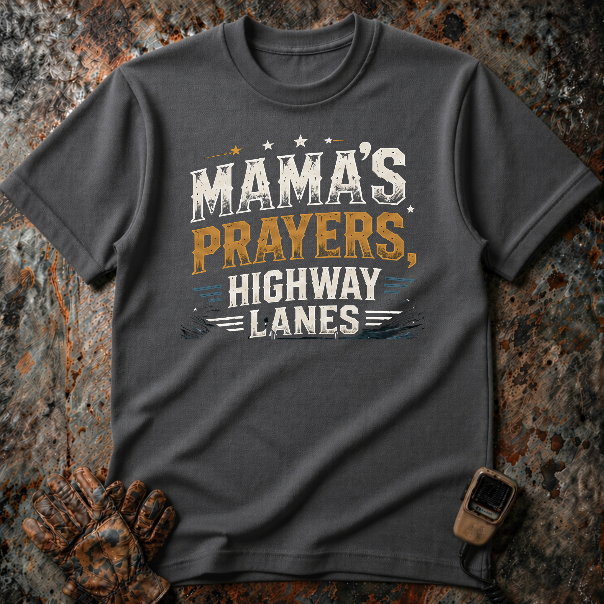 Mama's Prayers, Highway Lanes | T-shirt