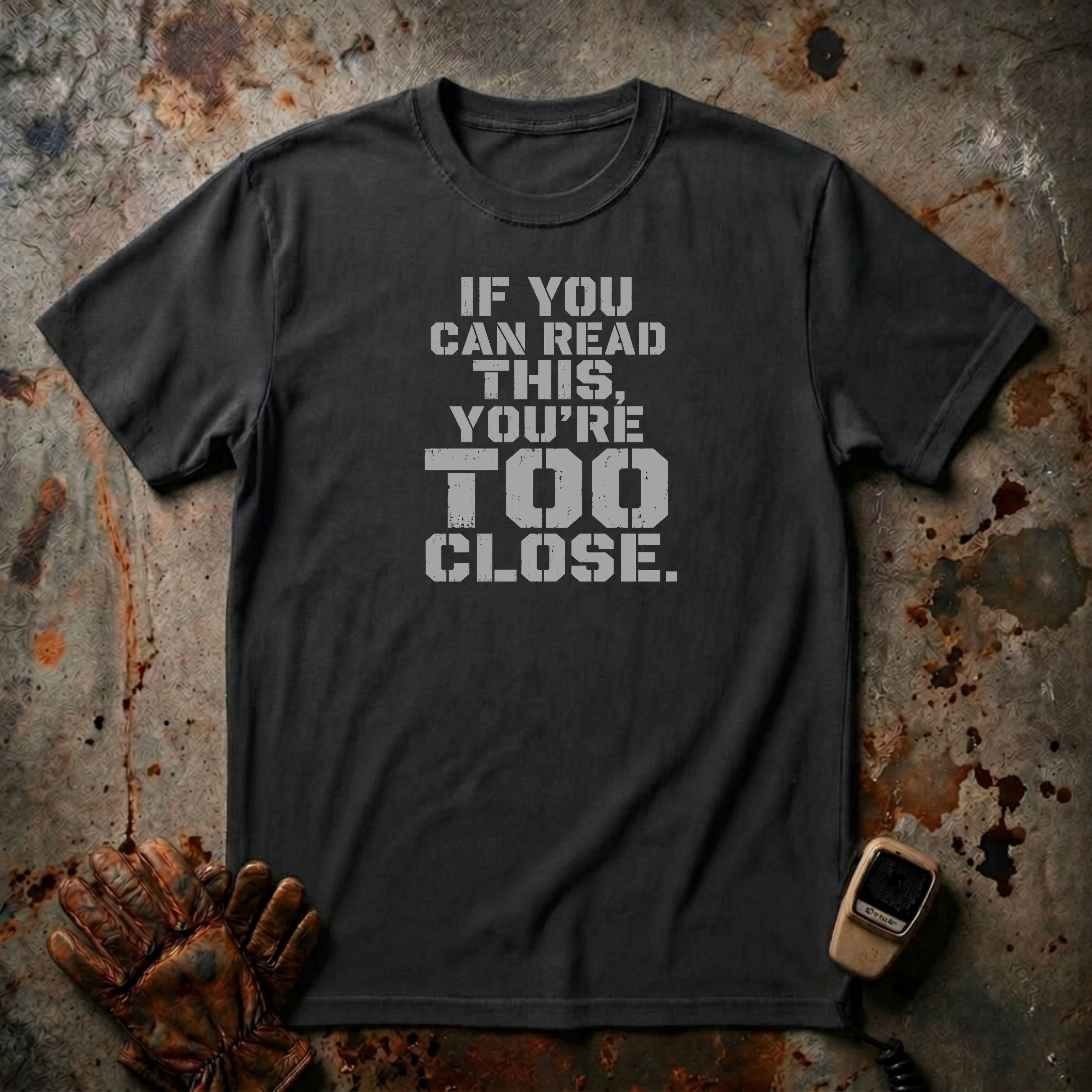 If You Can Read This You Are Too Close | Trucker T-shirt