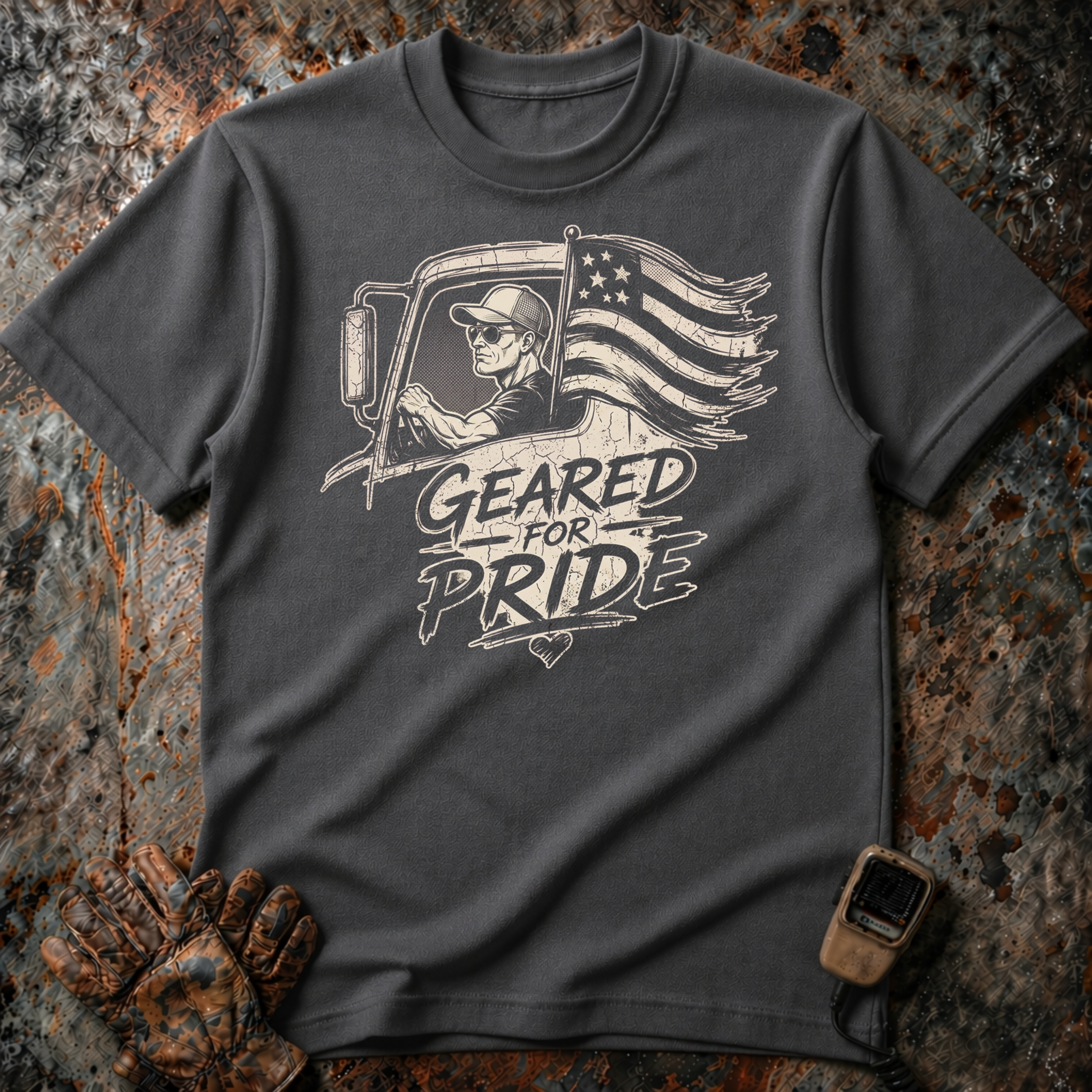 Geared For Pride | Trucker T-shirt