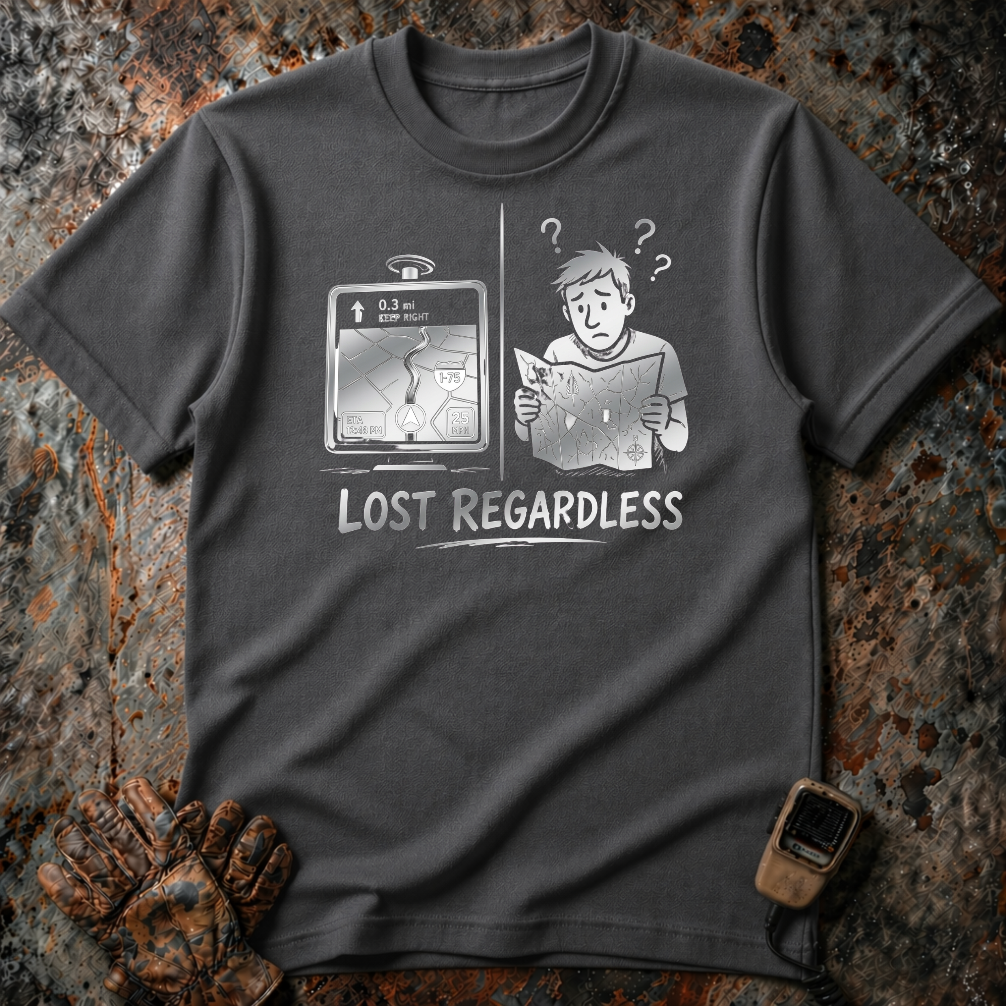 Lost Regardless | Trucker T-shirt