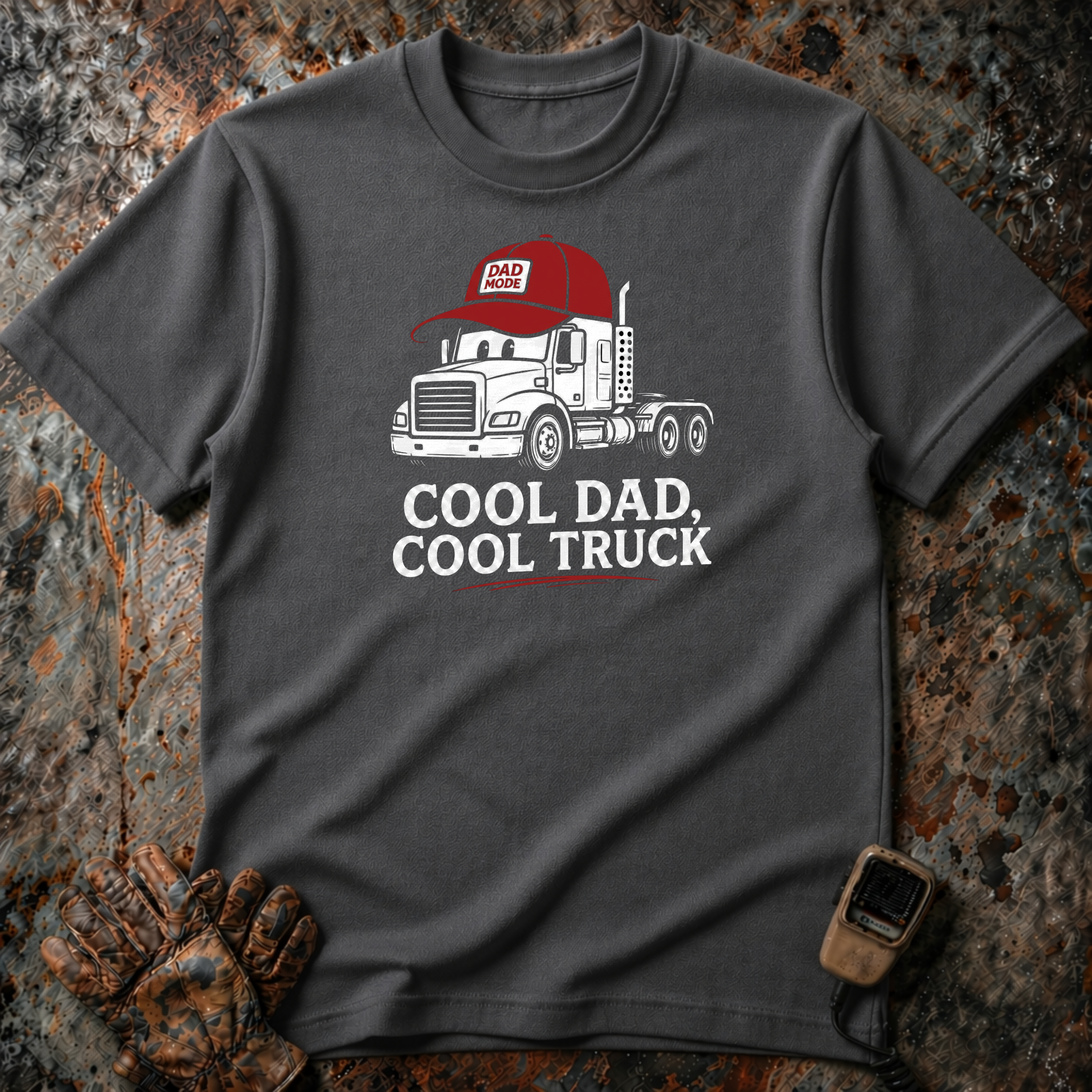 Cool Dad Cool Truck | Trucker T-shirt