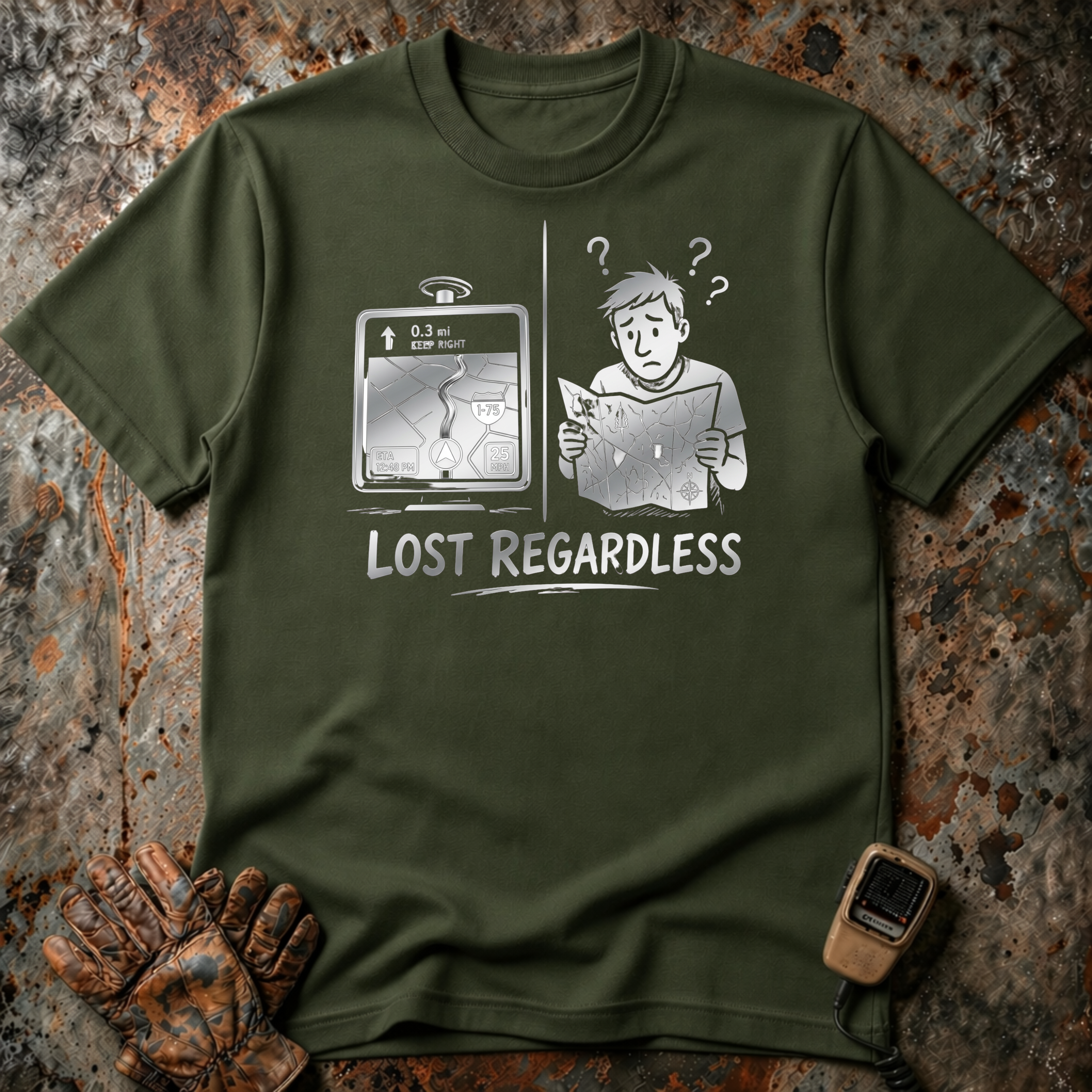Lost Regardless | Trucker T-shirt