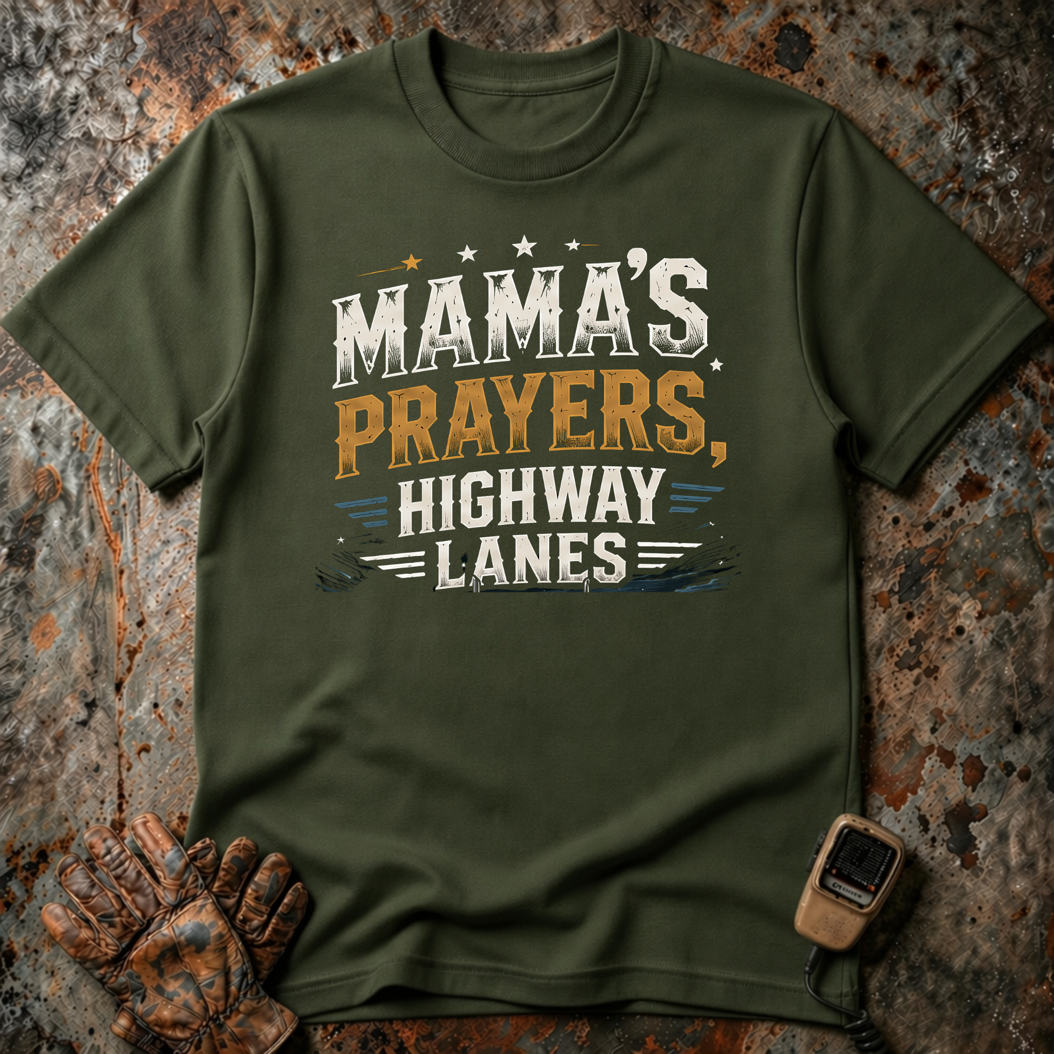 Mama's Prayers, Highway Lanes | T-shirt