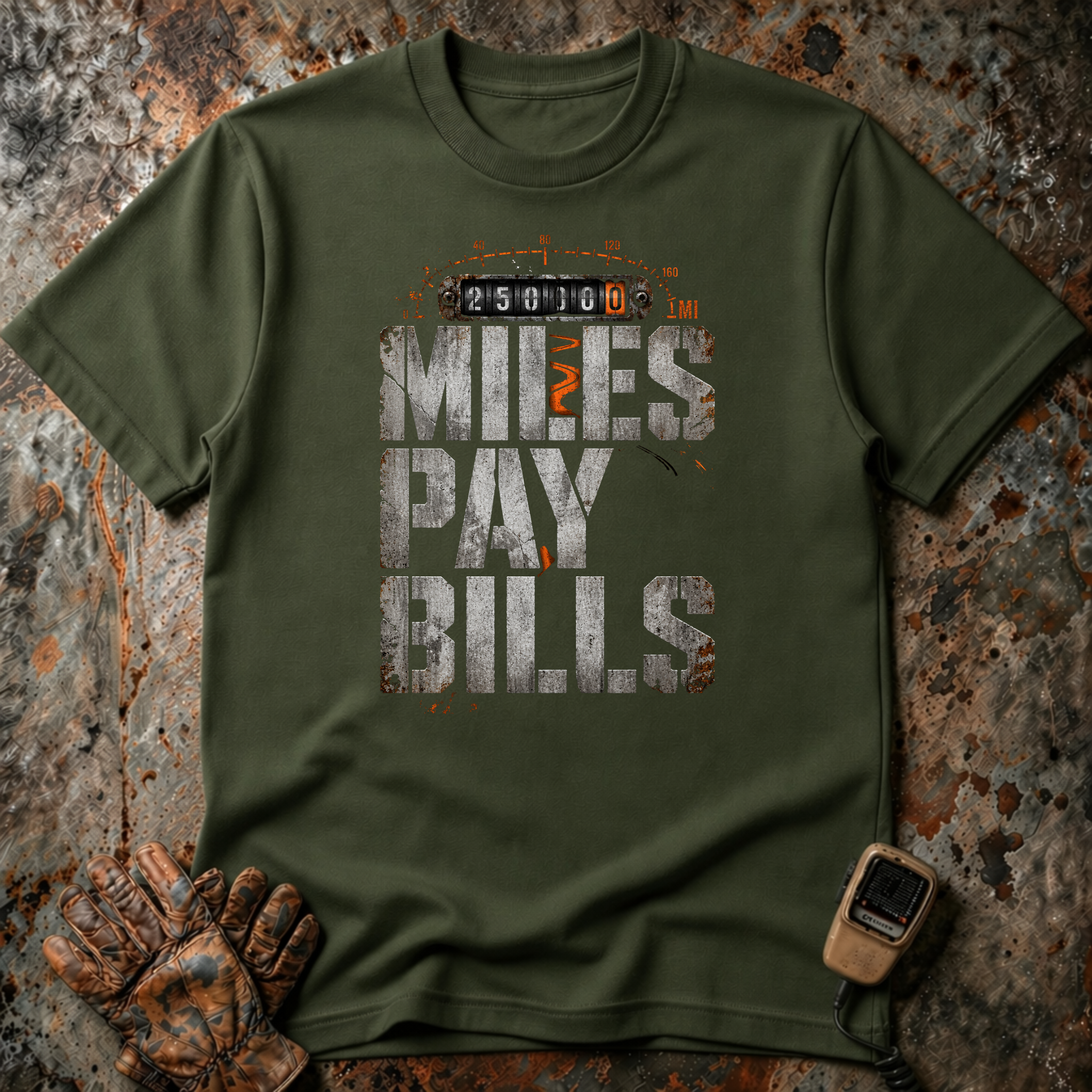 Miles Pay Bills | Funny T-shirt