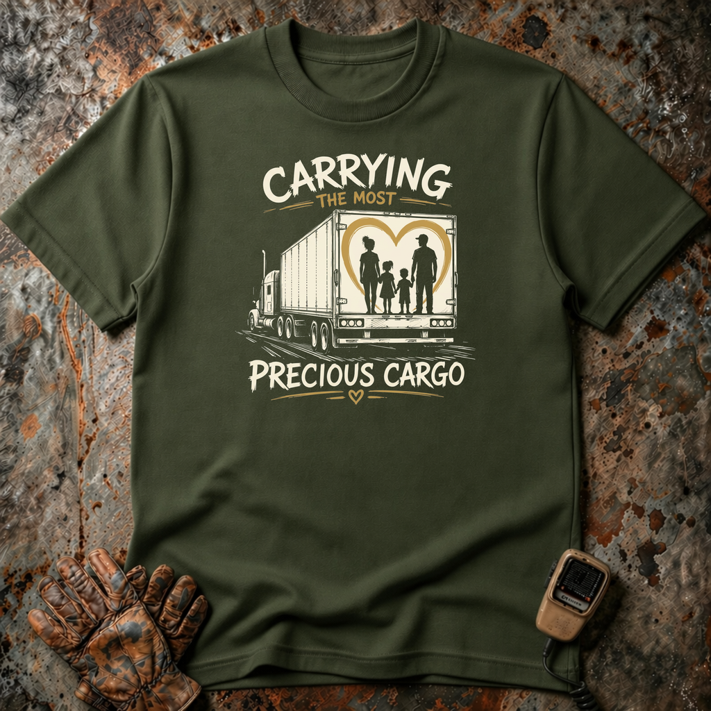 Carrying The Most Precious Cargo | Trucker T-shirt