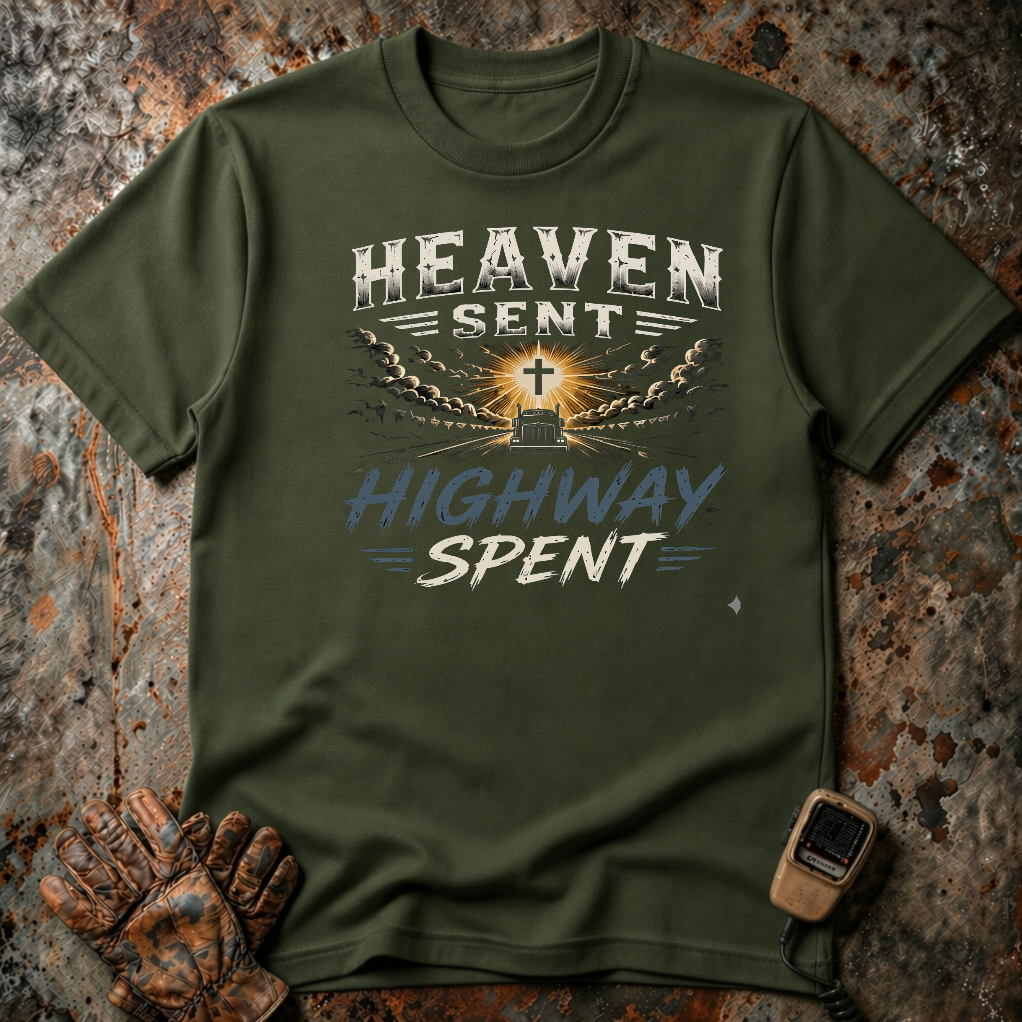 Heaven Sent Highway Spent | T-shirt